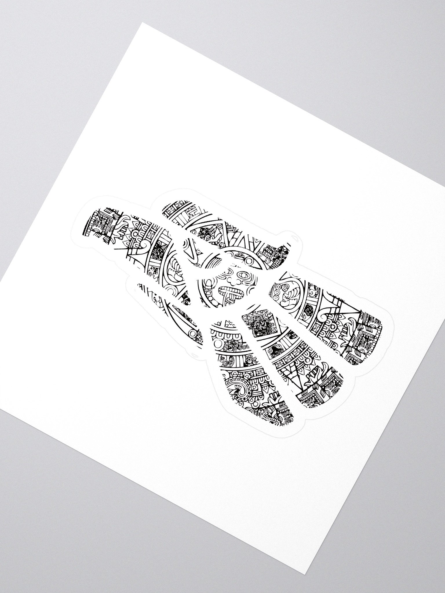 Aztec Calendar Eagle Sticker product image (2)