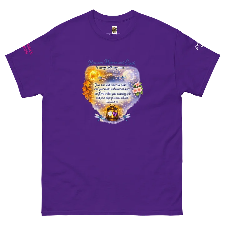 I Carry Both My Suns — Heart Glow Tee product image (2)