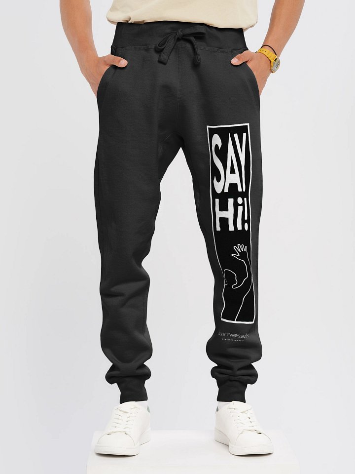 VIRAL Silhouette "Say Hi!" Joggers | Iconic Immersive Dance Workout Lane Seven Premium Fleece Pants product image (20)