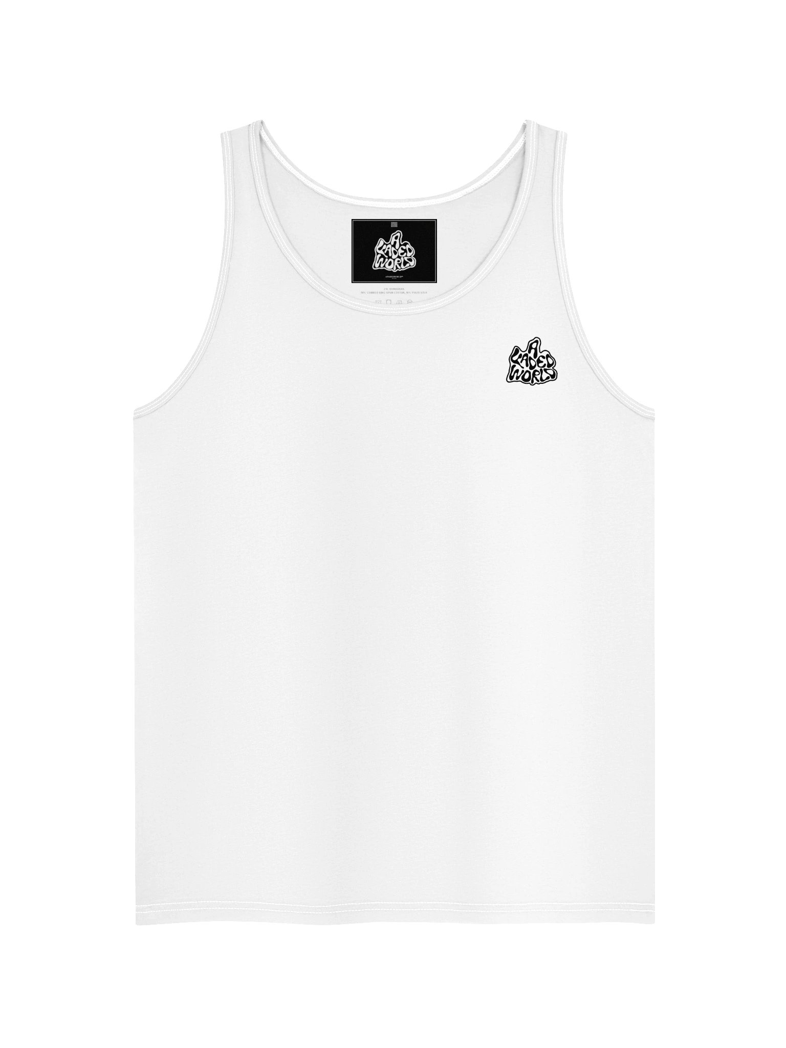 A Faded World Classic White Tank product image (1)