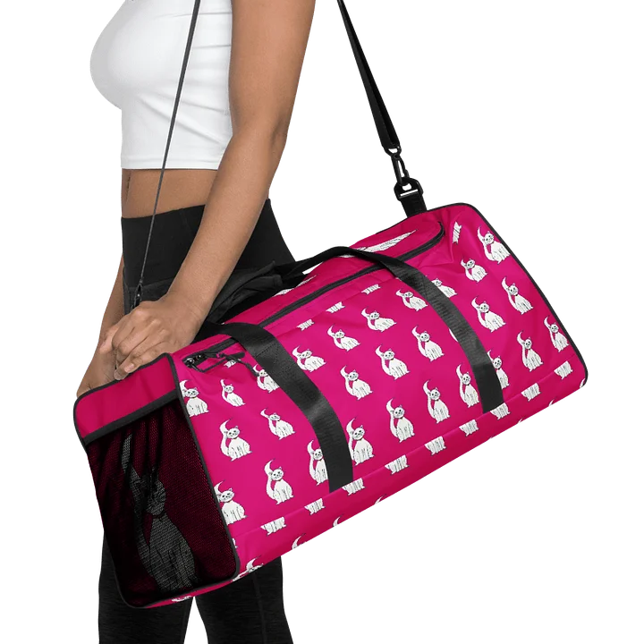 Cat (art by Dina R.) - Duffle Bag product image (1)