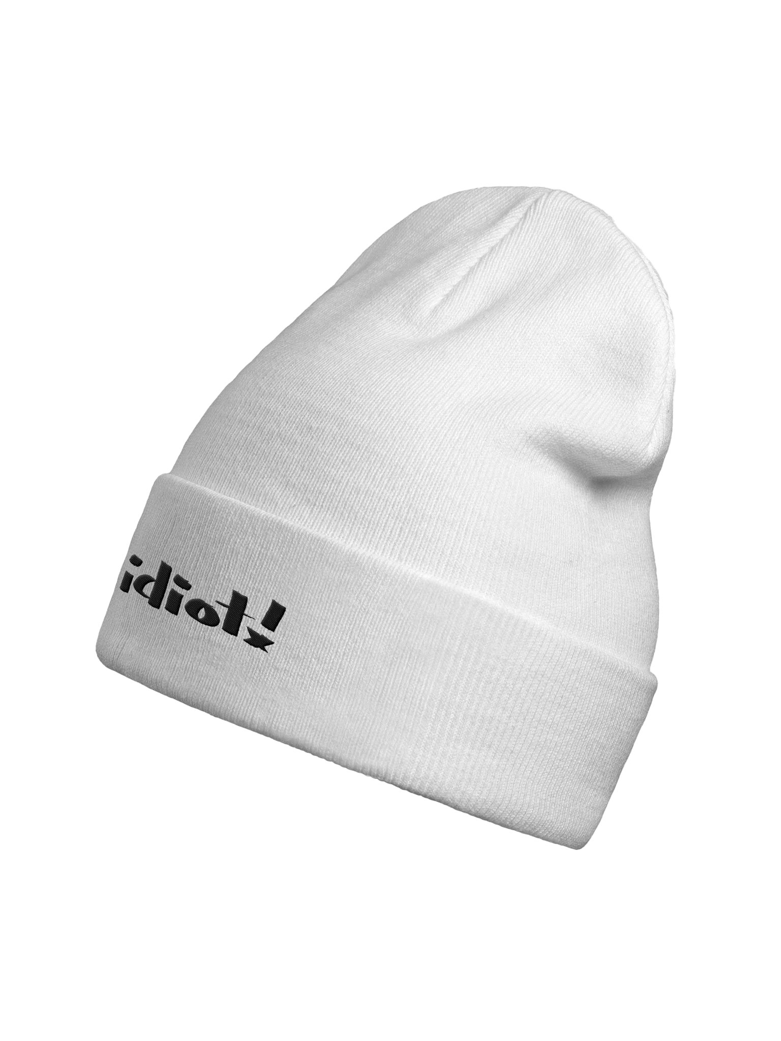 Idiot! Bold Beanie (light mode) product image (2)