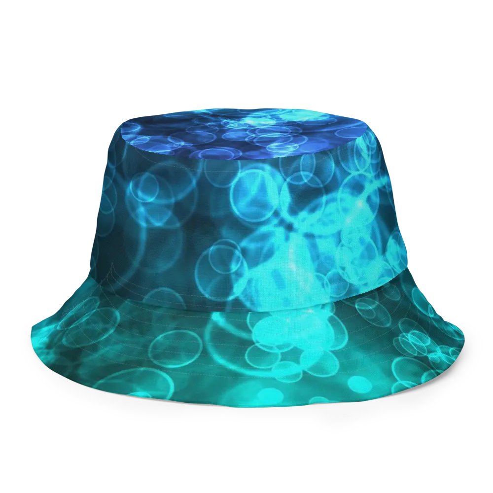 Blue Ocean Bokeh and Mermaid Stripe Bucket hat product image (3)
