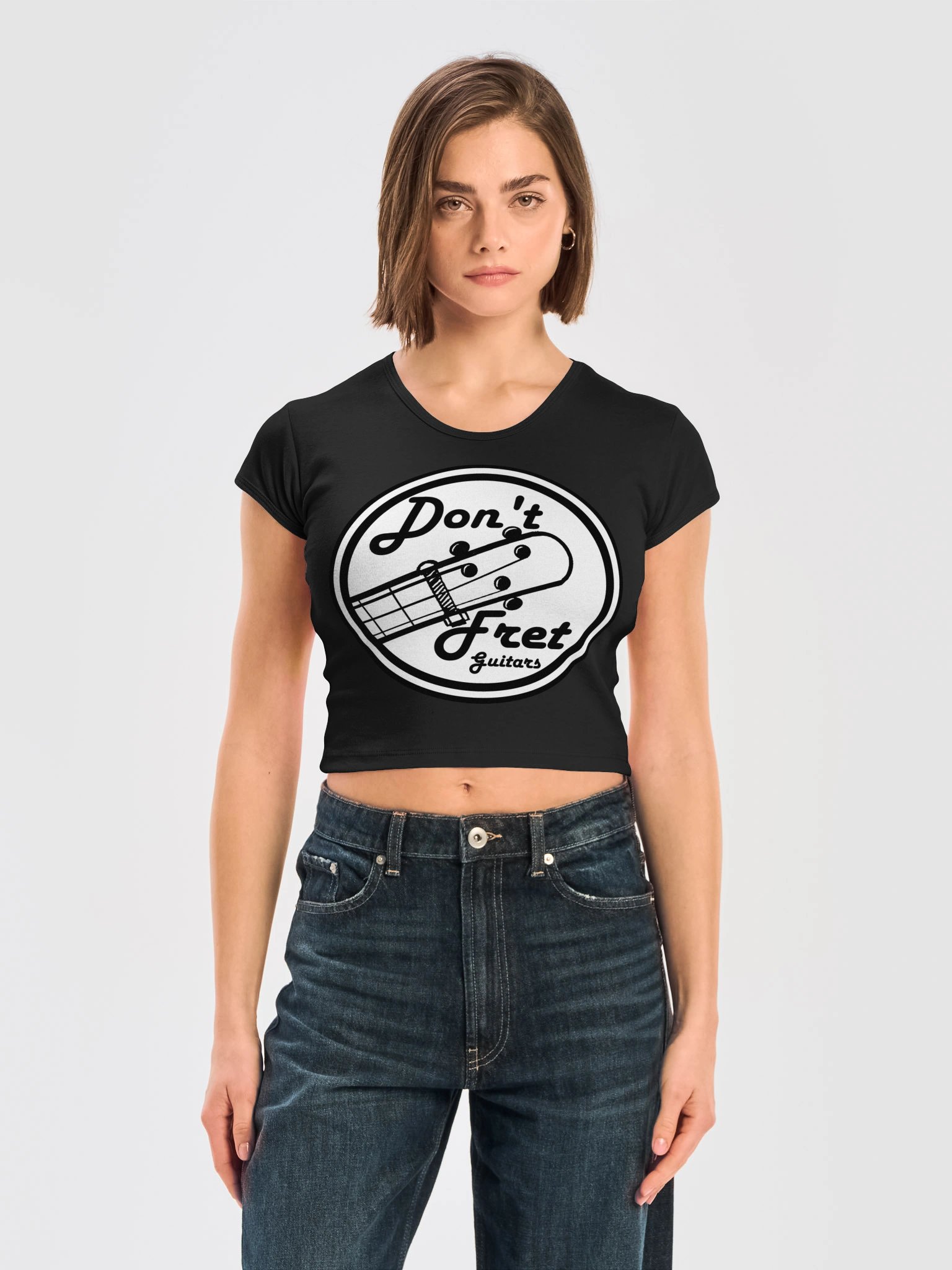 Don't Fret Logo Crop Top product image (11)