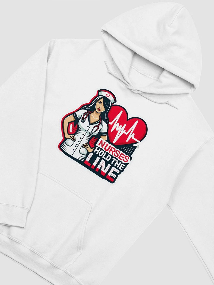 Nurses Hold the line, Heartbeat Hero Nurse Hoodie product image (18)