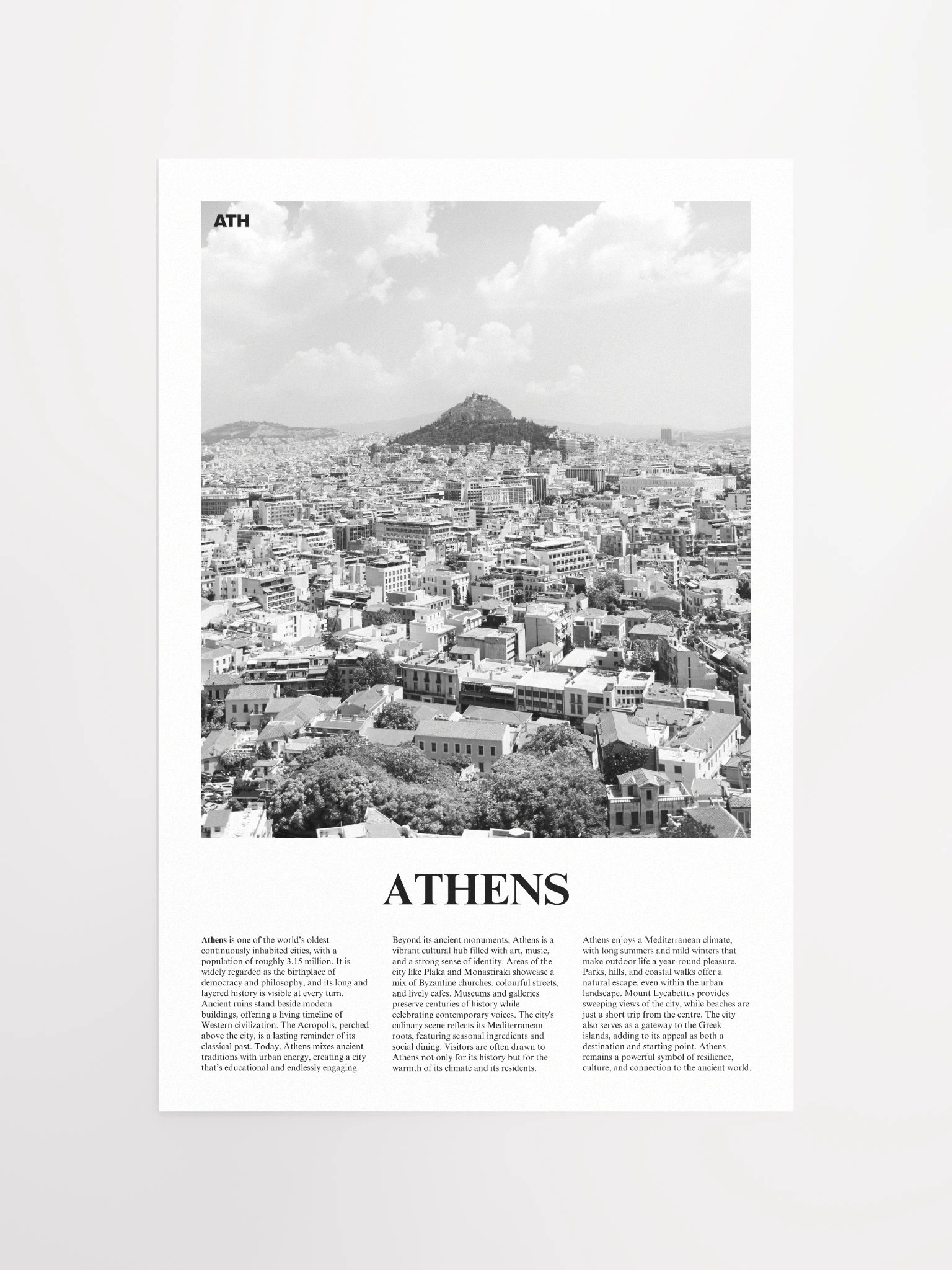 Athens 02 Newspaper Poster product image (5)