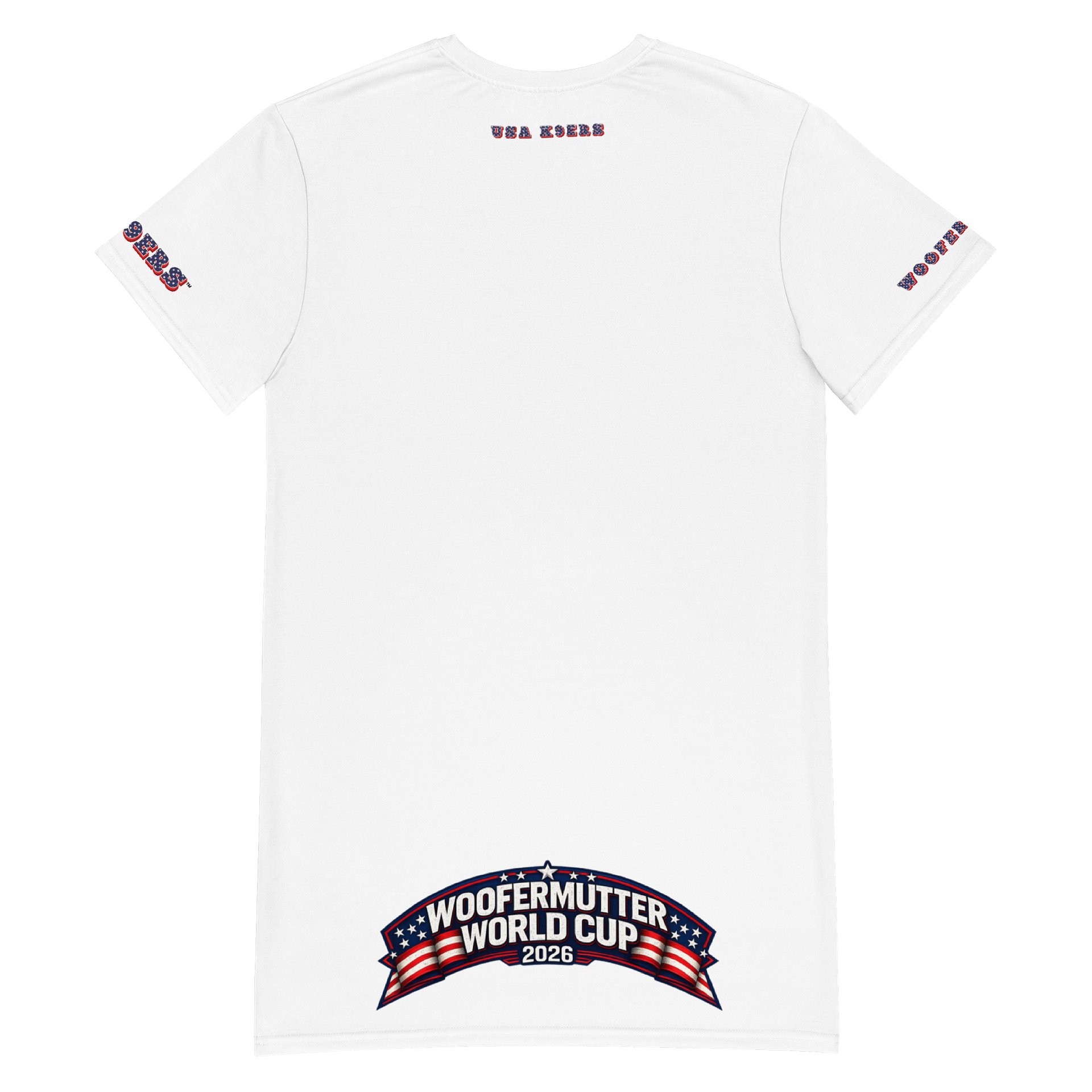 WooferMutter™ World Cup Yorkshire Terrier USA K9ERS T-shirt Dress product image (4)