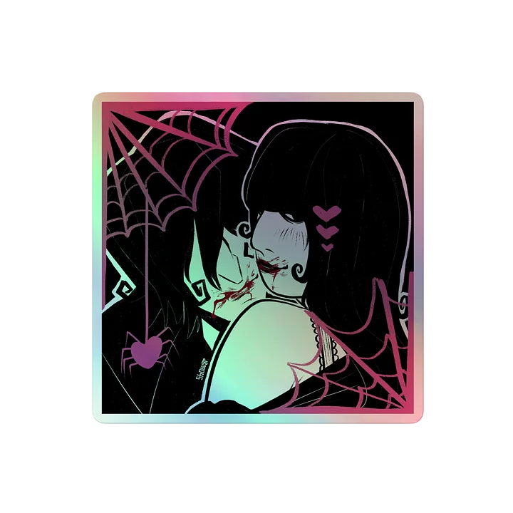 Eema & Dia (Valentine 2025) -- Holographic Sticker product image (2)