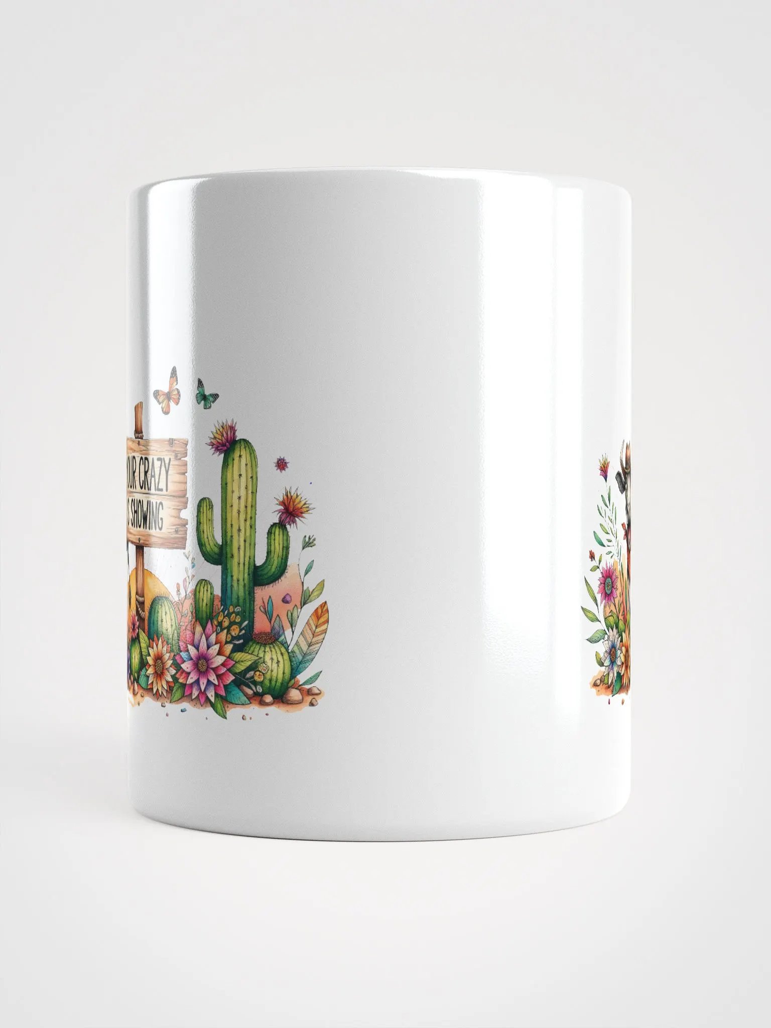 Whimsical Cow Crazy Is Showing Mug product image (5)