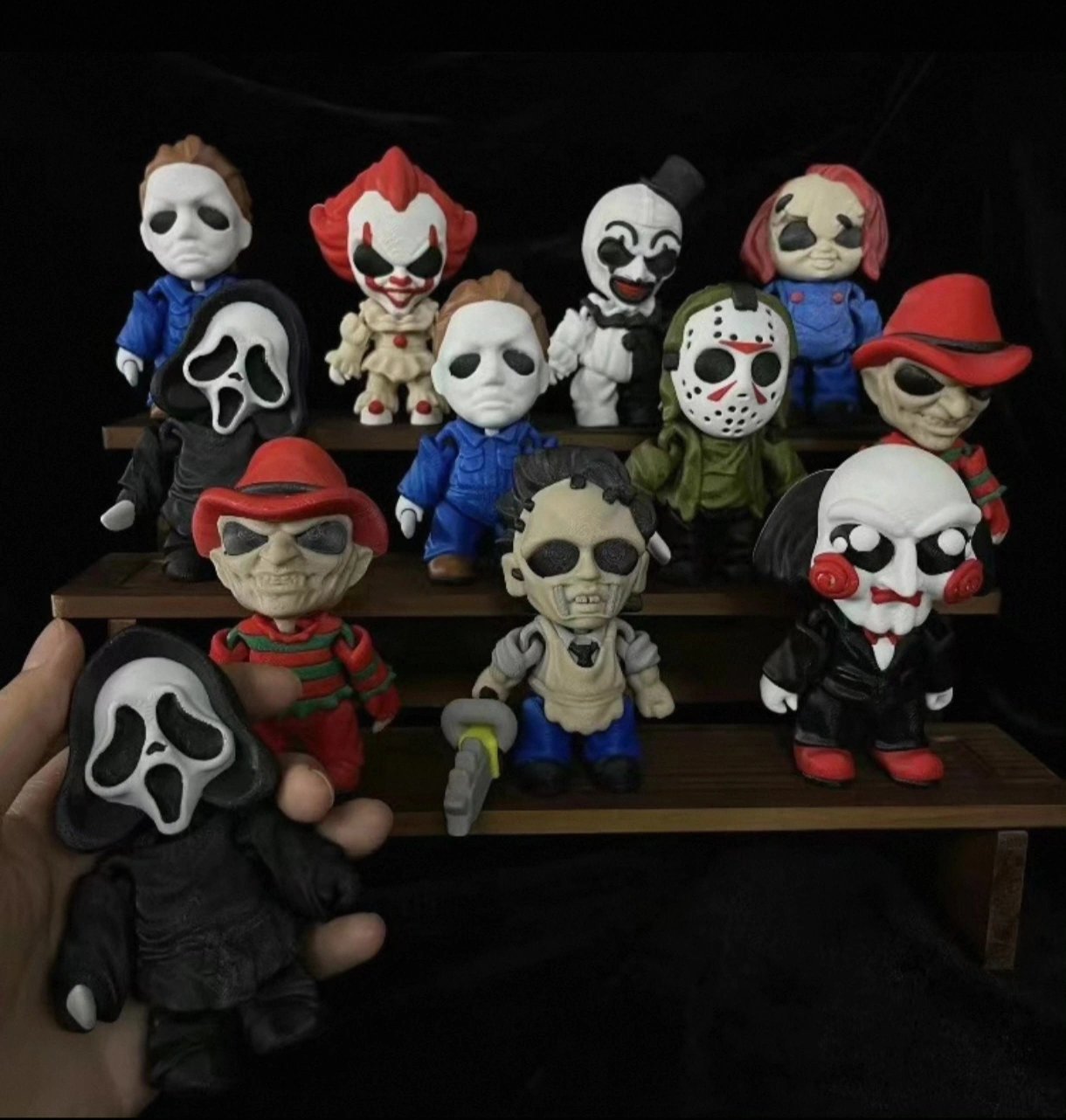 100 Mini Flexi Horror Icons STL & 3MF Bundle product image (5)