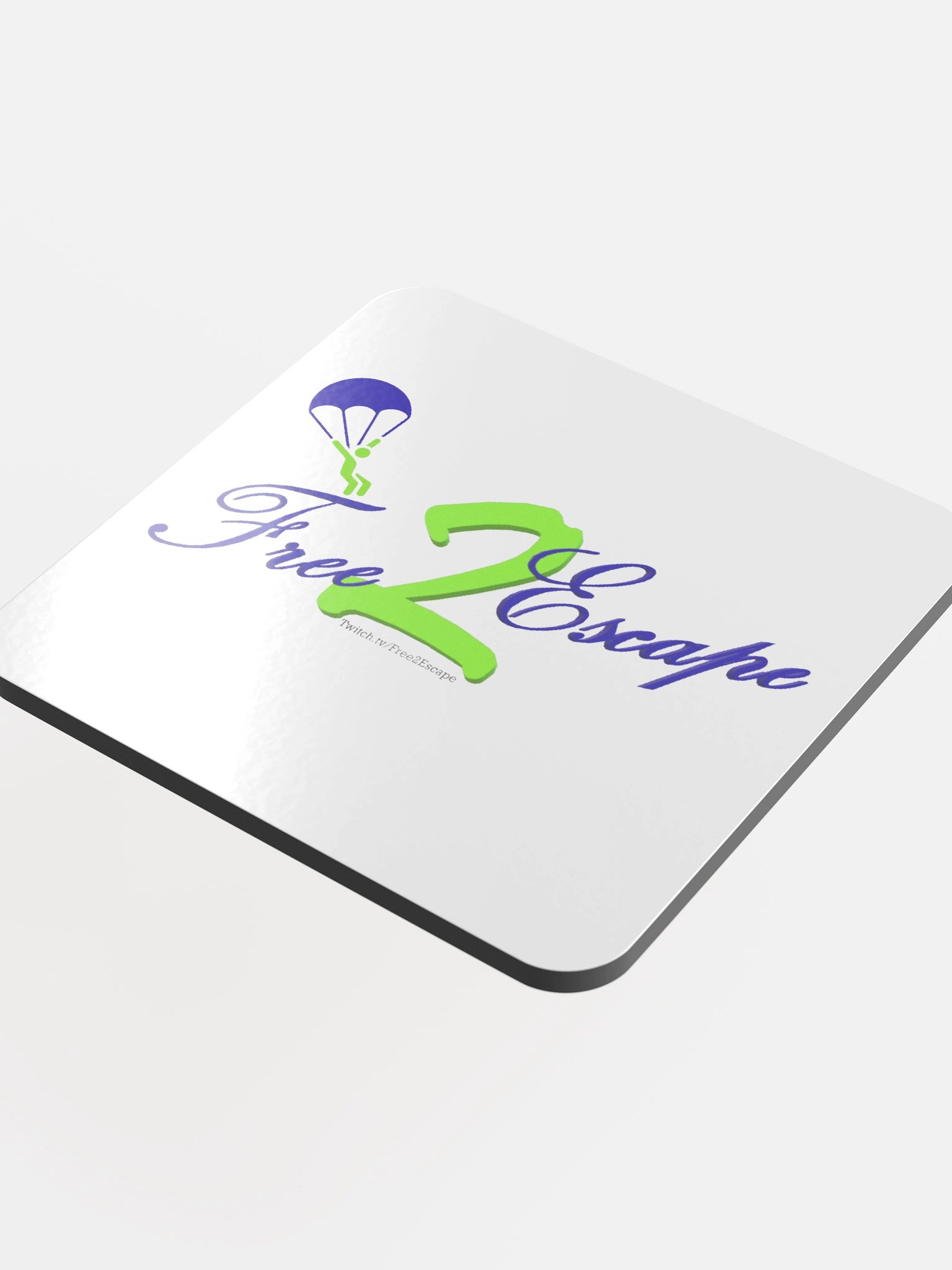 Parachute coaster - White product image (3)
