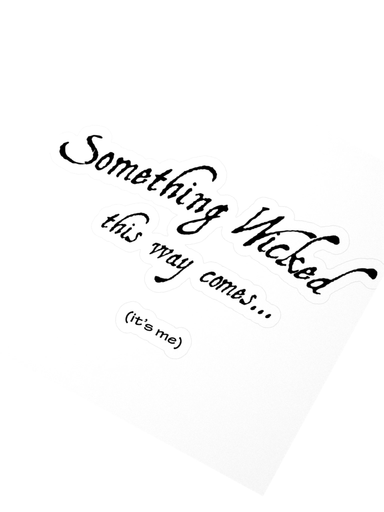 Something Wicked Kiss Cut Sticker product image (5)