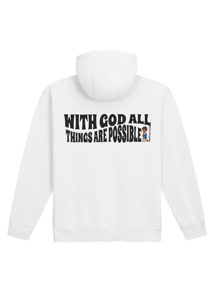 D2You Hoodie - With God all Things Are Possible - Style 2 (unisex) product image (1)