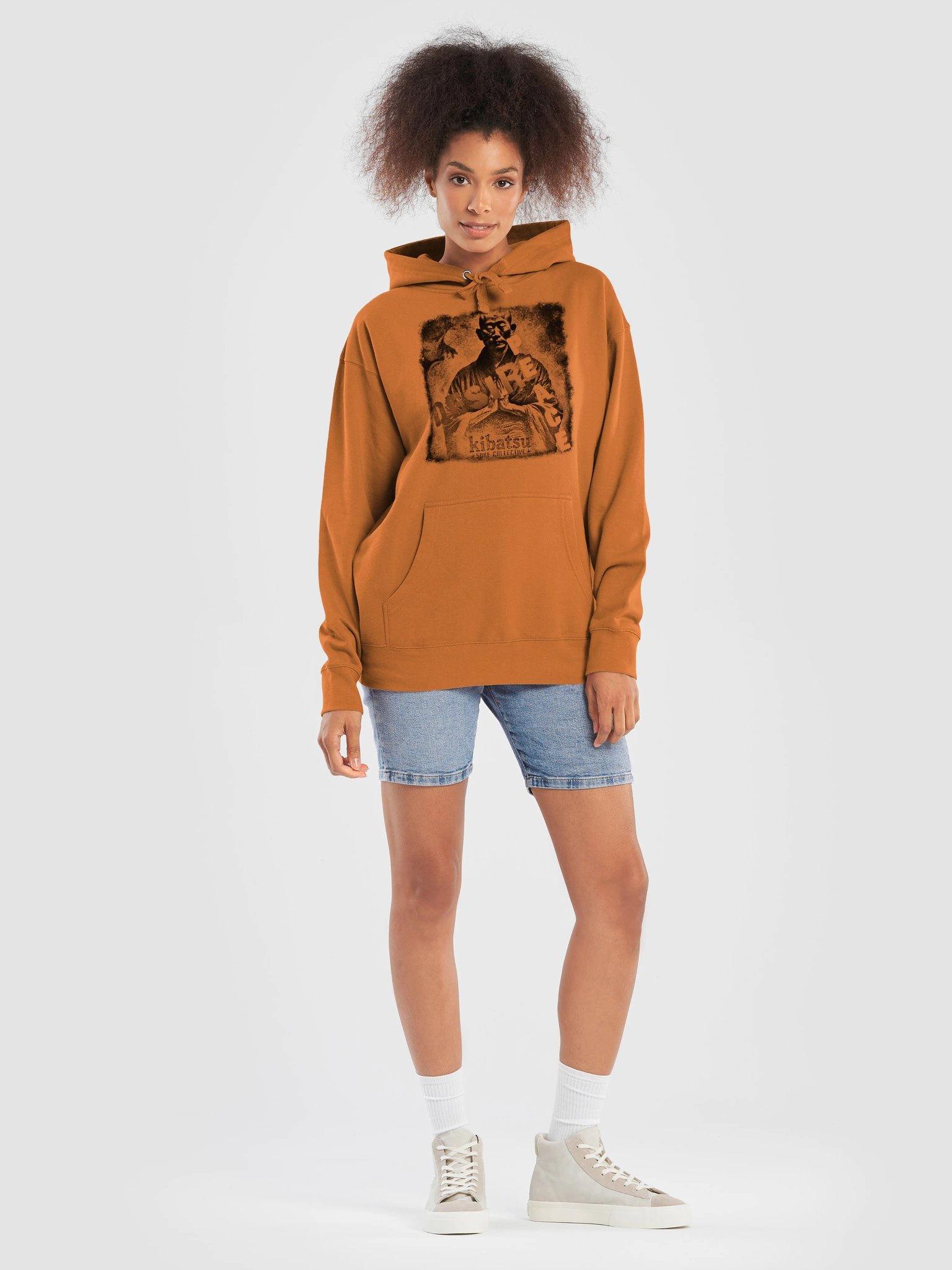 Kibatsu Surf Collective Zen Monk Desire Peace Hoodie product image (15)