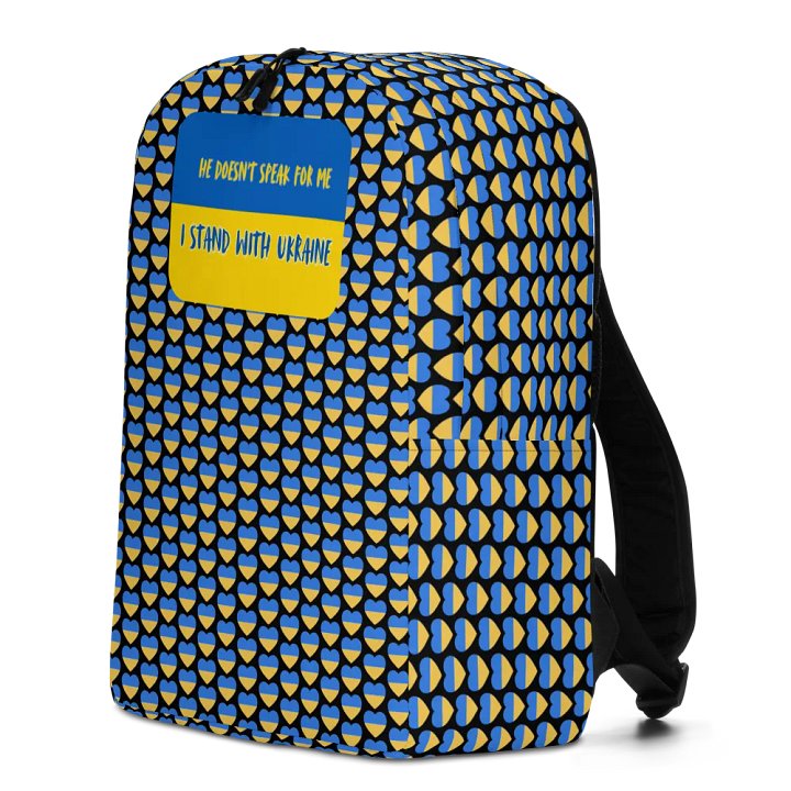 Resistors, Doesn't Speak for Me, Patterned Black Backpack product image (2)
