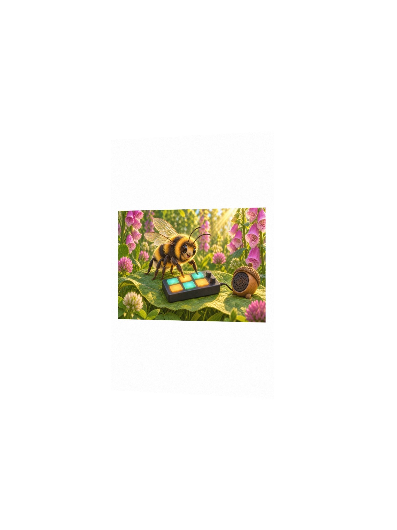 Buzz Beat Small Art Print product image (2)