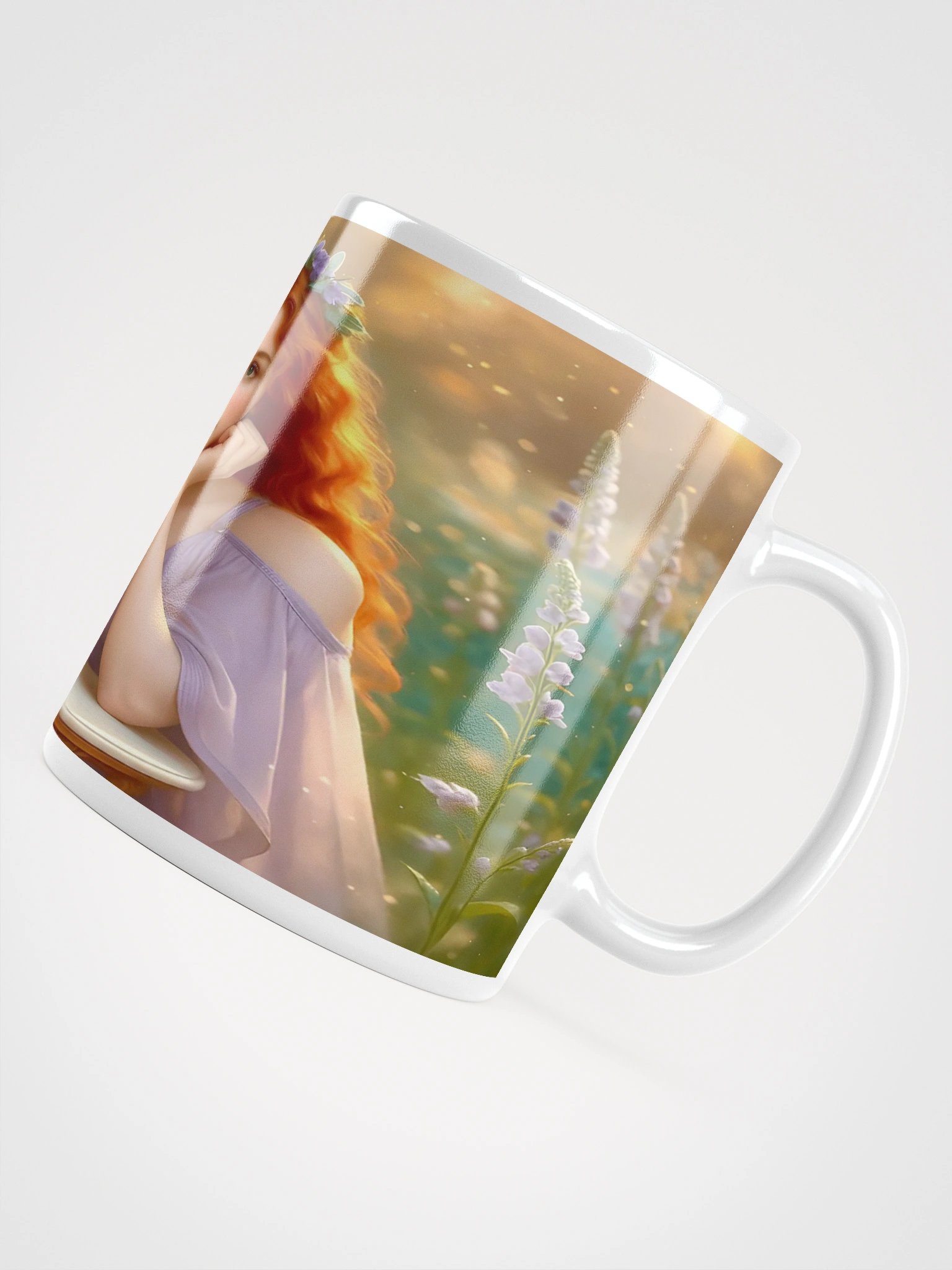 "Red-Haired Serenity in Nature product image (4)