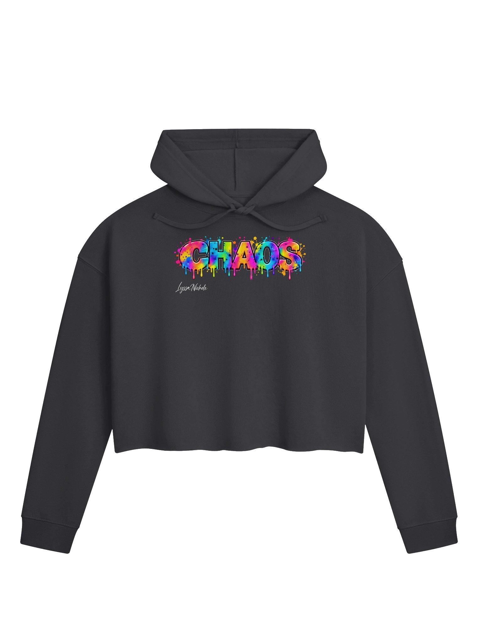 CHAOS Graffiti Cropped Hoodie product image (1)