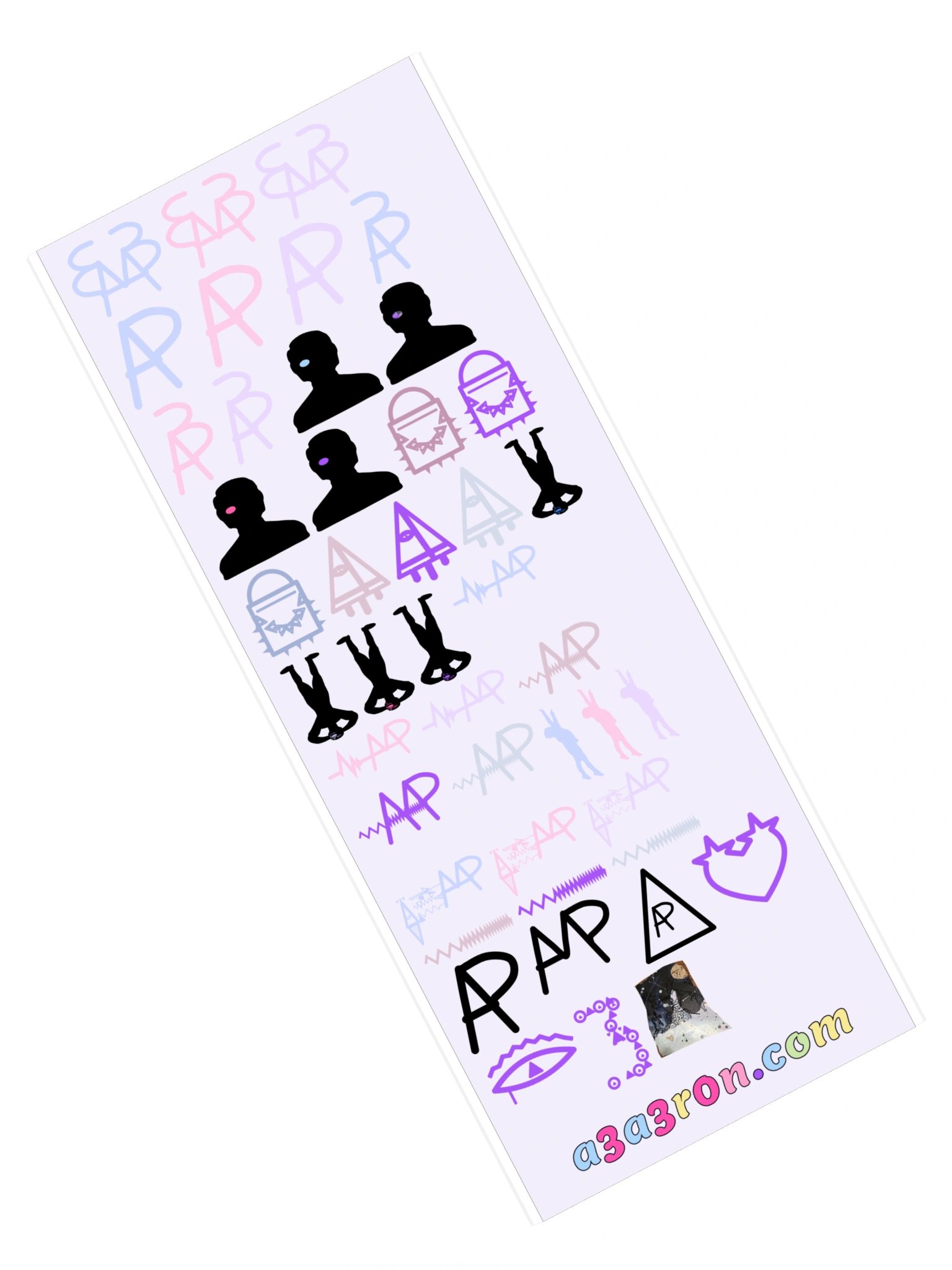 Mega Sticker Pack Vol 1 — Glyphs & Marks · Transfer Sheet product image (1)