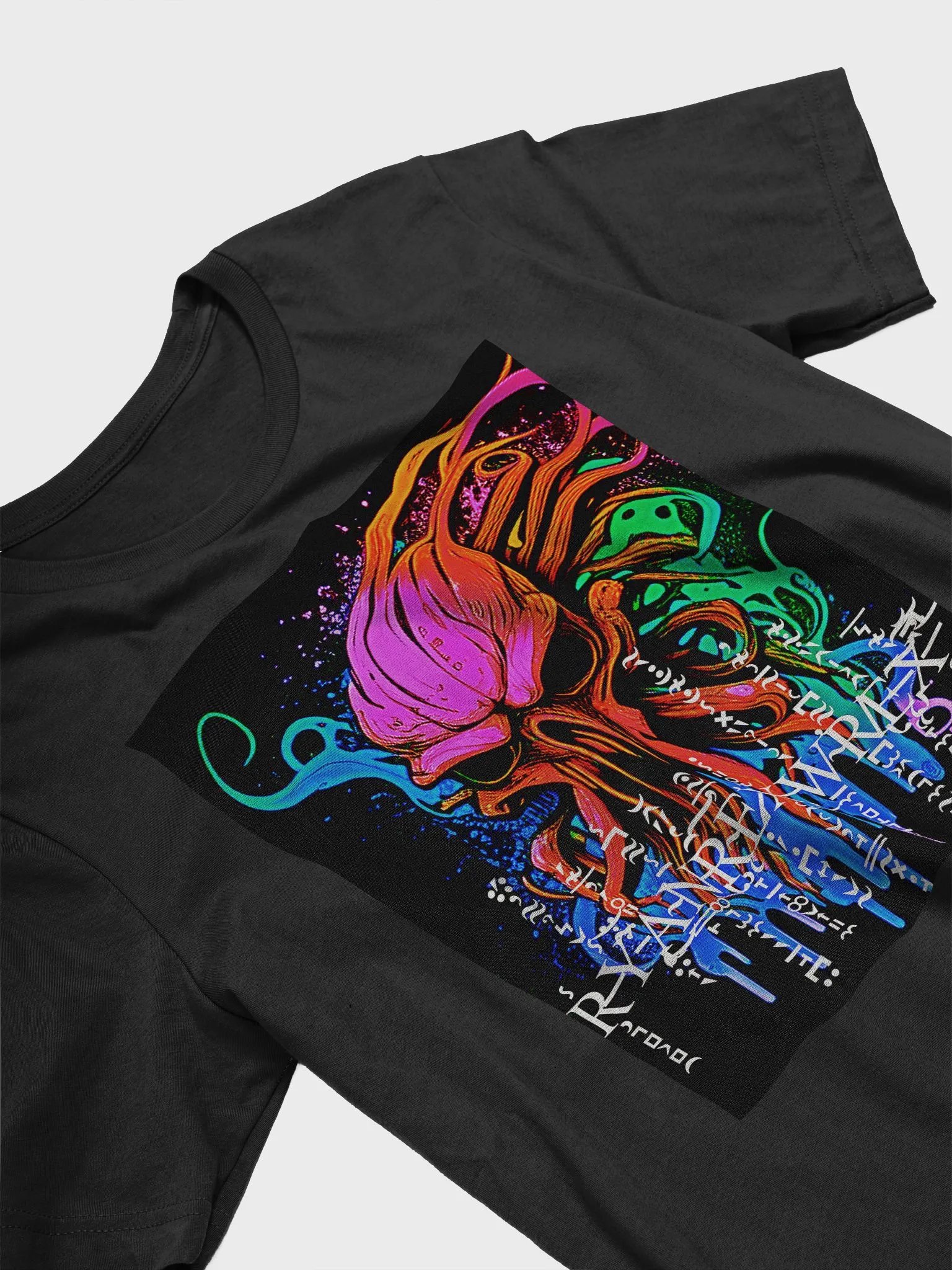 RYANREXWREX SQUIDSKULL V2 NEON MONSTER MERCH product image (4)