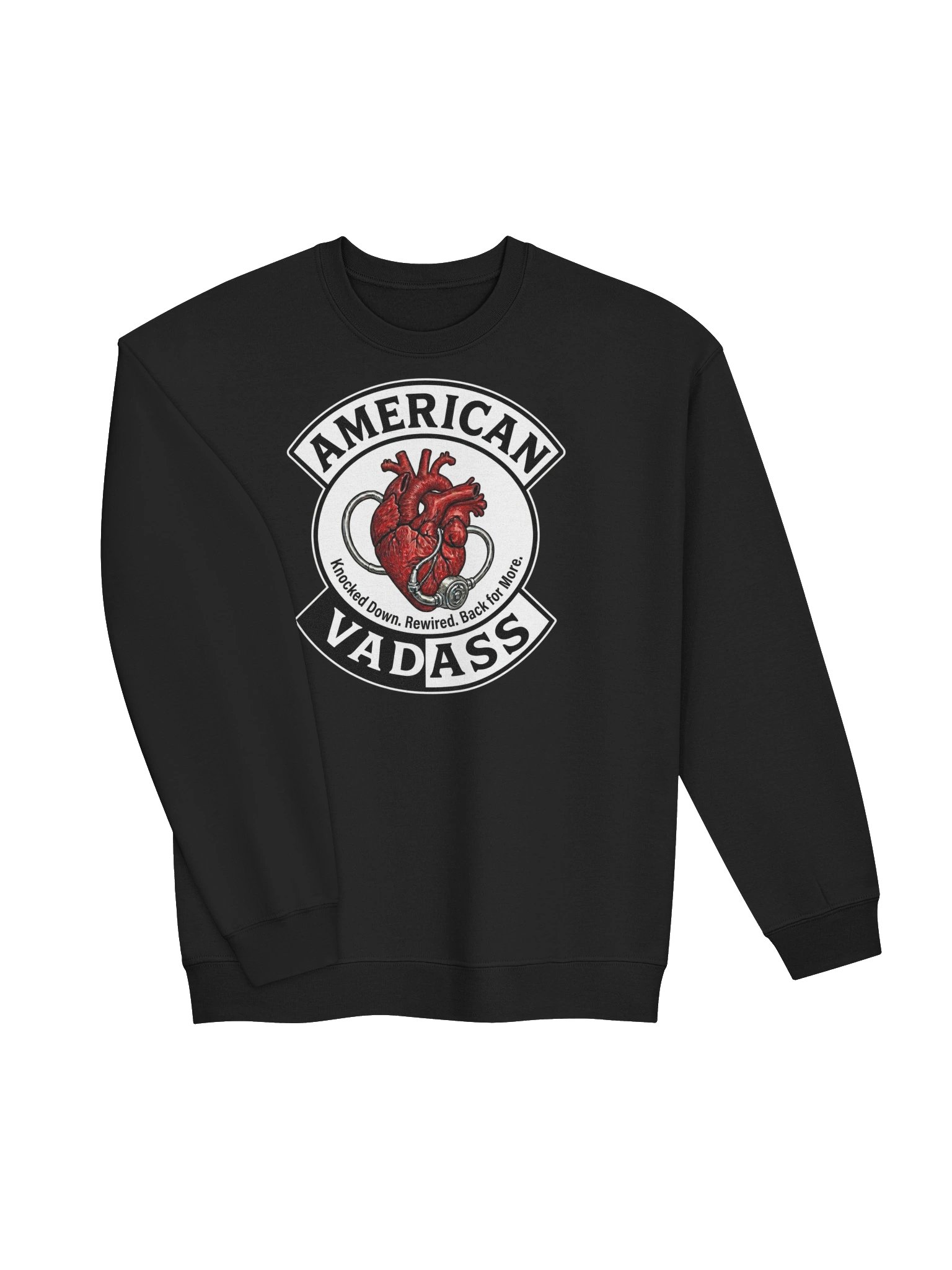 "AMERICAN VADASS - Knocked Down "— Crewneck Sweatshirt - Unisex product image (3)