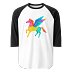 Origami Pegasus Raglan Tee