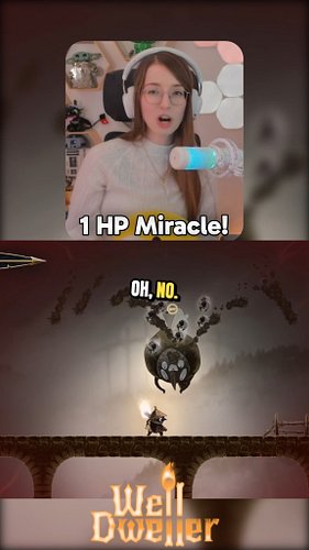 {ad} 1HP And A Dream 🙏💀
 
Well Dweller is out now on Steam, GOG, Nintendo Switch 1 & 2, PS5, Xbox and Game Pass! There’s a de...