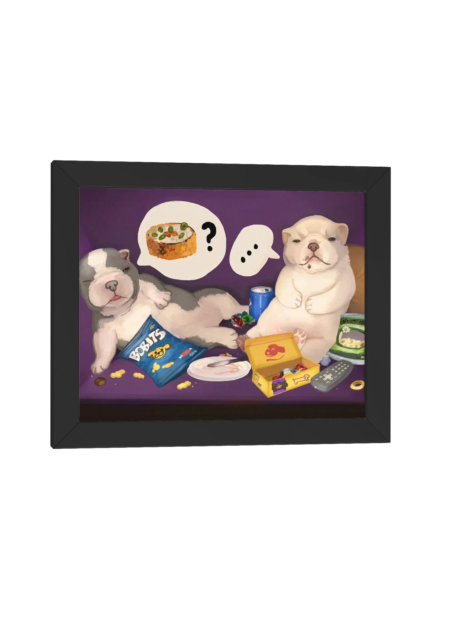 Snacks framed poster product image (1)