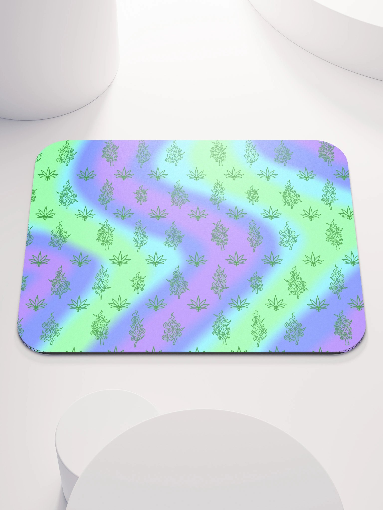 Trippy bud Mouse Pad product image (1)