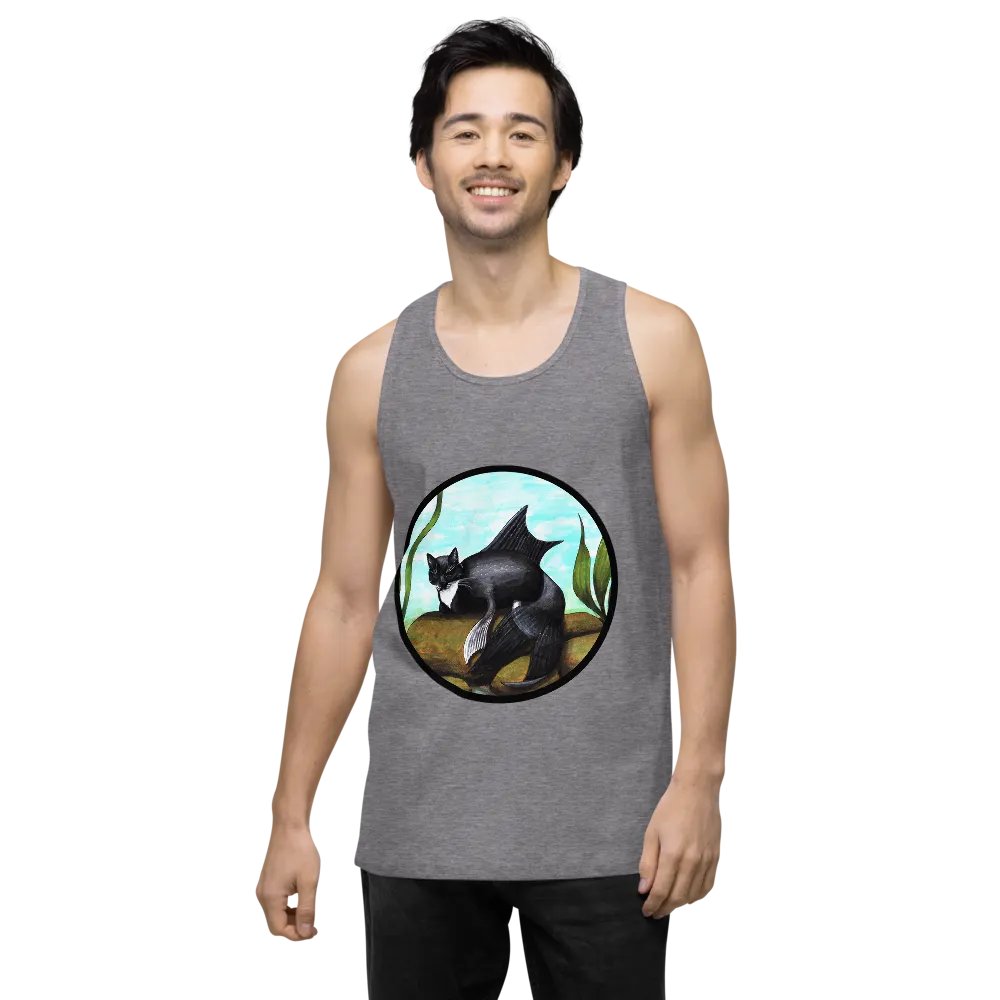 Mermeow Tuxedo Tank M product image (62)