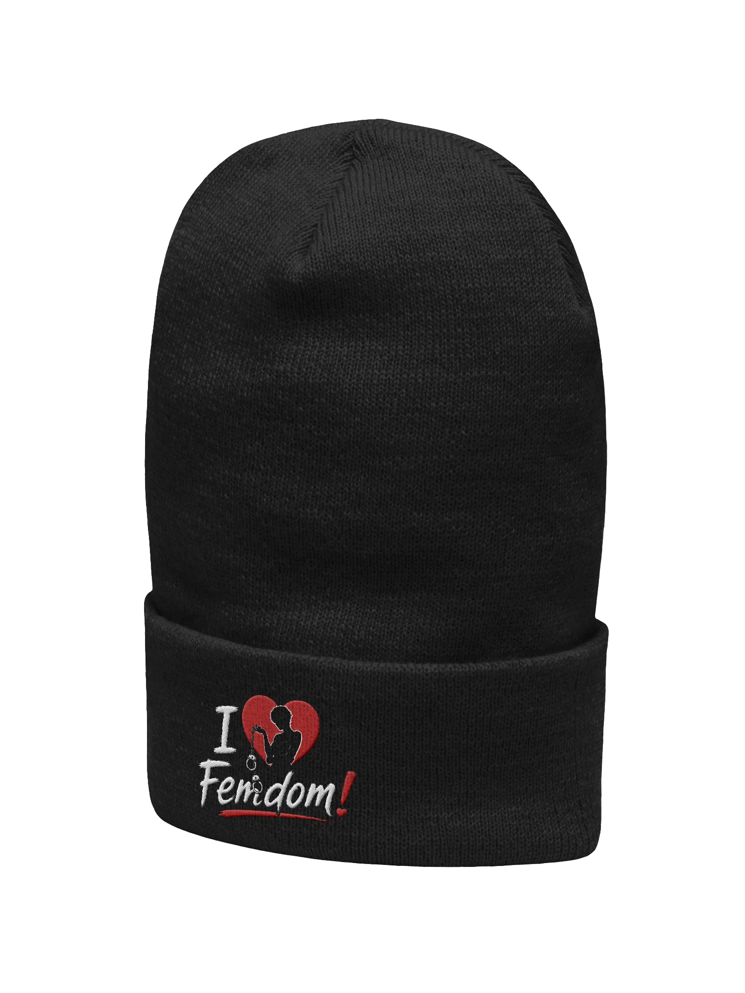 I Love Femdom! – Yupoong Cuffed Beanie im Gothic Streetwear Style product image (3)