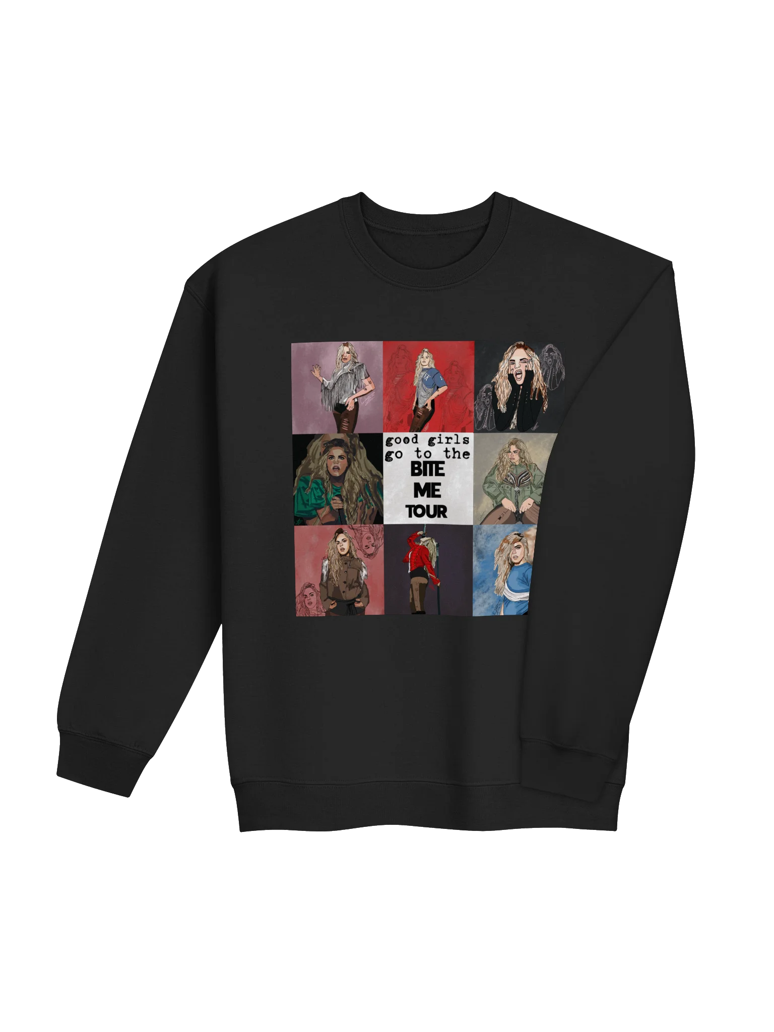 Good Girls Go To The BITE ME Tour Collage Sweatshirt product image (4)