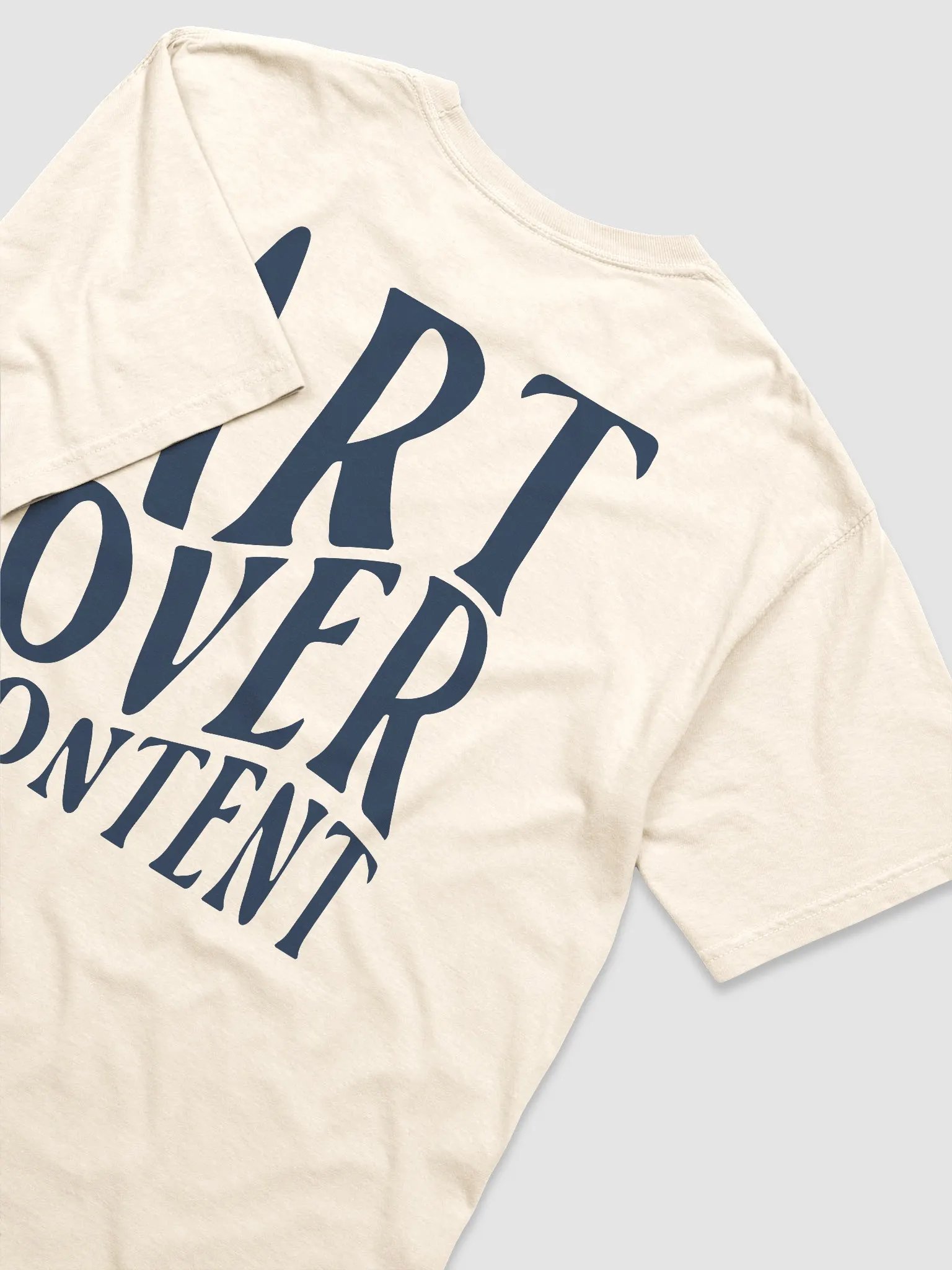 Art Over Content - T-shirt product image (2)