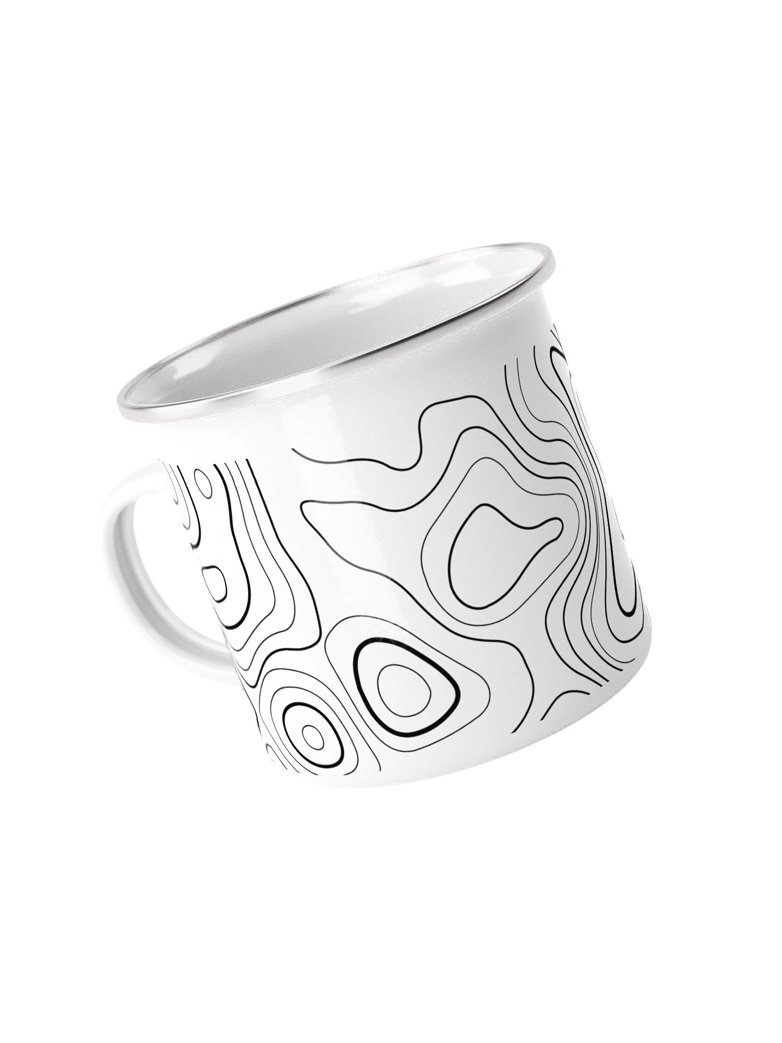 High ground logo enamel mug product image (1)