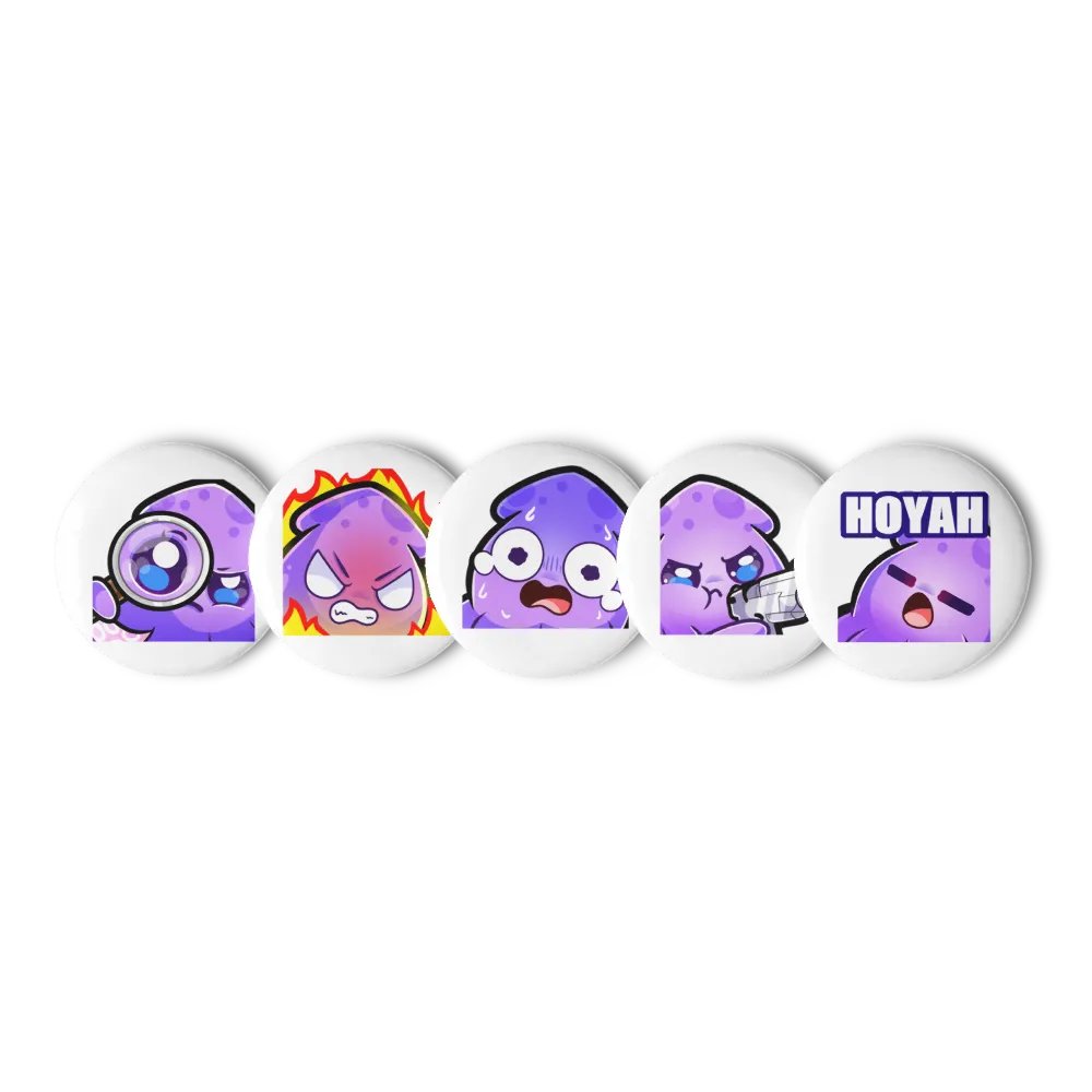 Squid Emote Pin Set [2] product image (2)