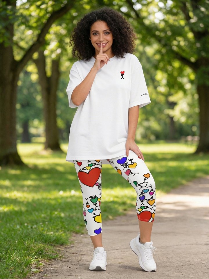 Stickman Art Graffiti Leggings | Designer Heart Streetwear product image (2)