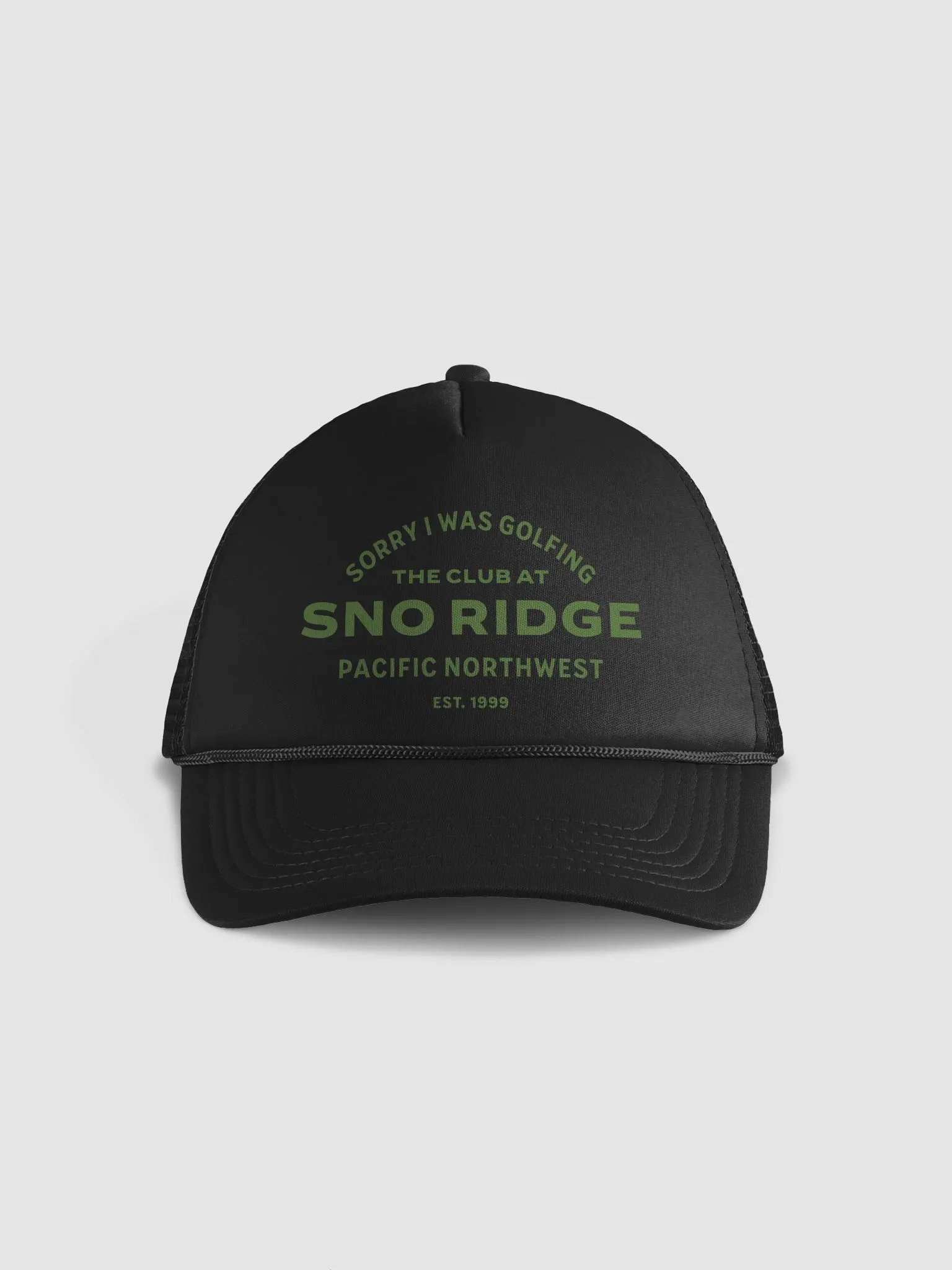 Sorry I was Golfing Sno Ridge Trucker Hat product image (1)
