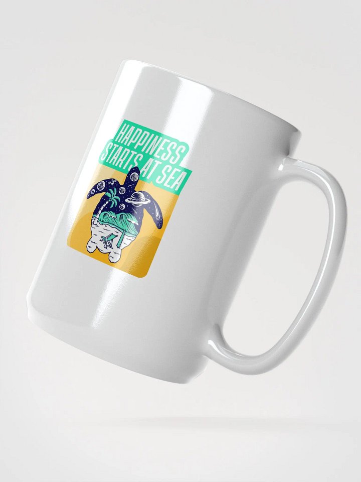 Sea Turtle Serenity Mug | Happiness starts at sea product image (2)