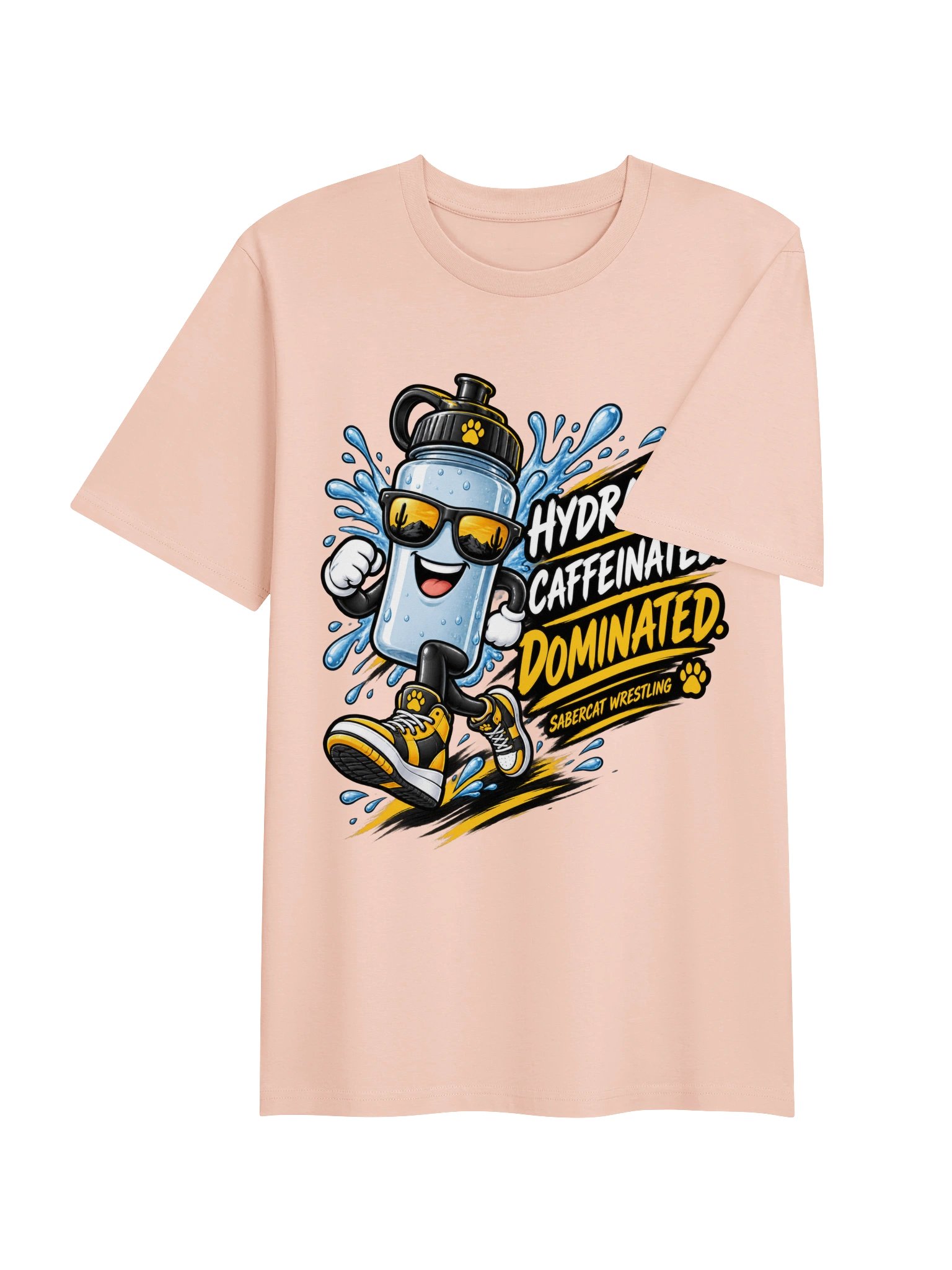 Hydrated Caffeinated Dominated Sabercat Tee product image (41)