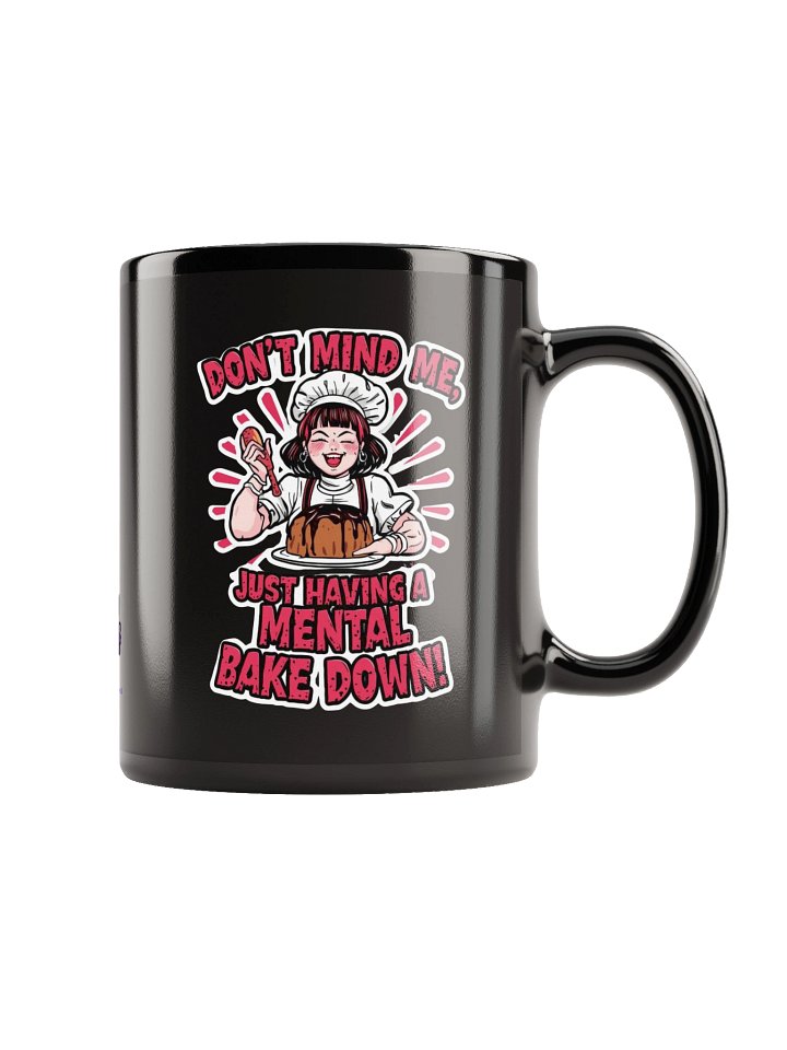 Mental Bake down Mug in black product image (2)