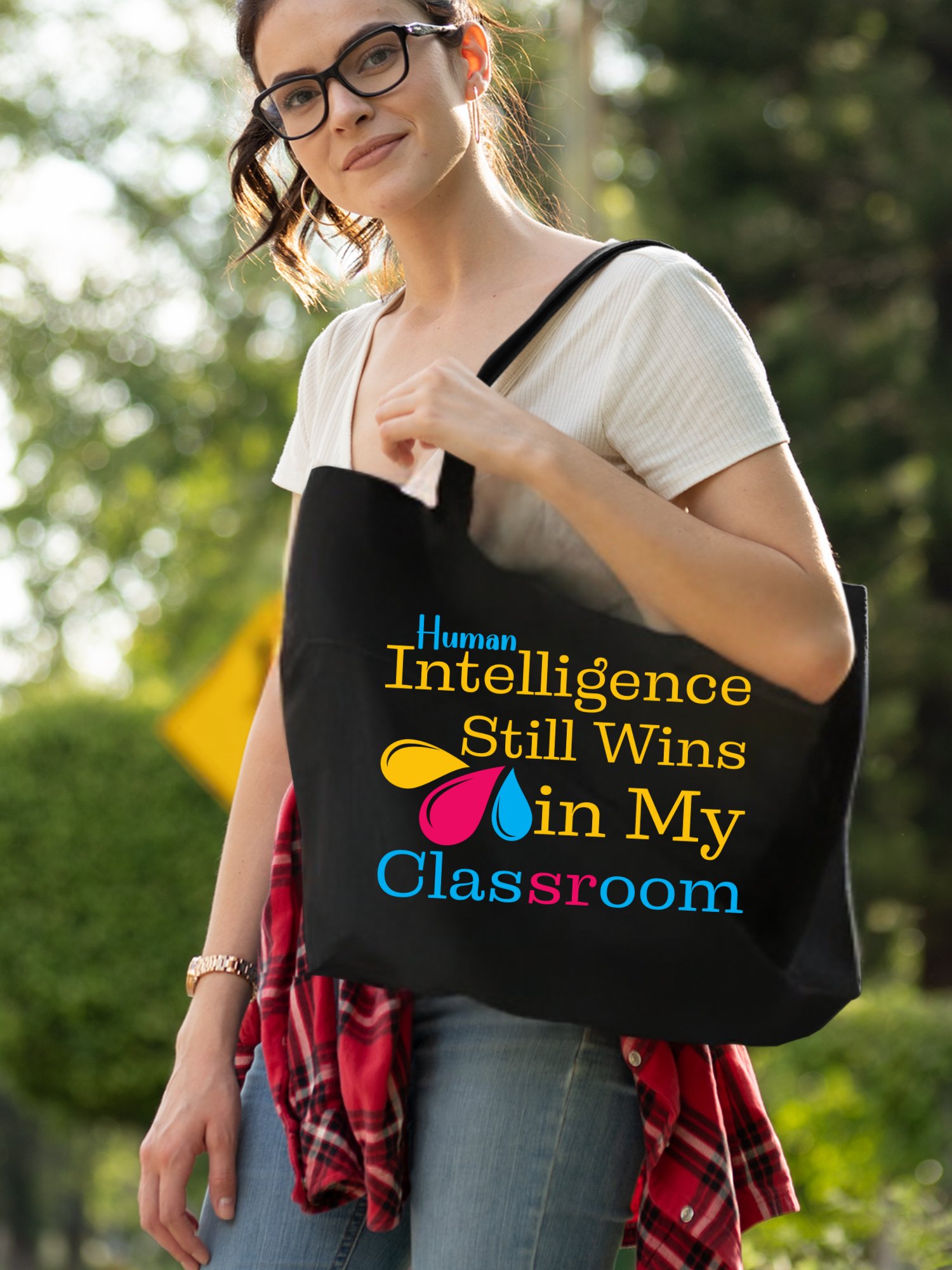 Intelligence Still Wins In My Classroom Eco Tote Bag product image (1)