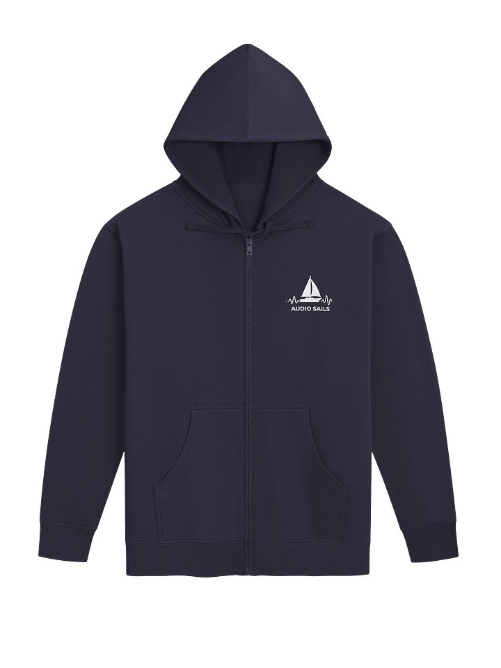 Audio Sails Reference Grade Zip Hoodie | Deep Sea Navy product image (1)