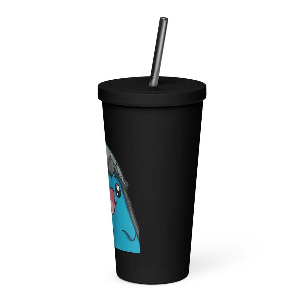 Battle Chicken Pog Tumbler with Straw product image (3)
