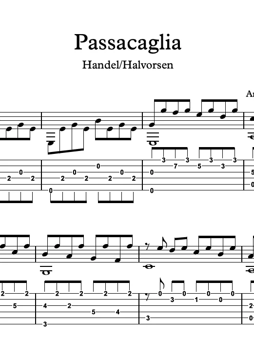 Passacaglia by Handel-Halvorsen product image (2)