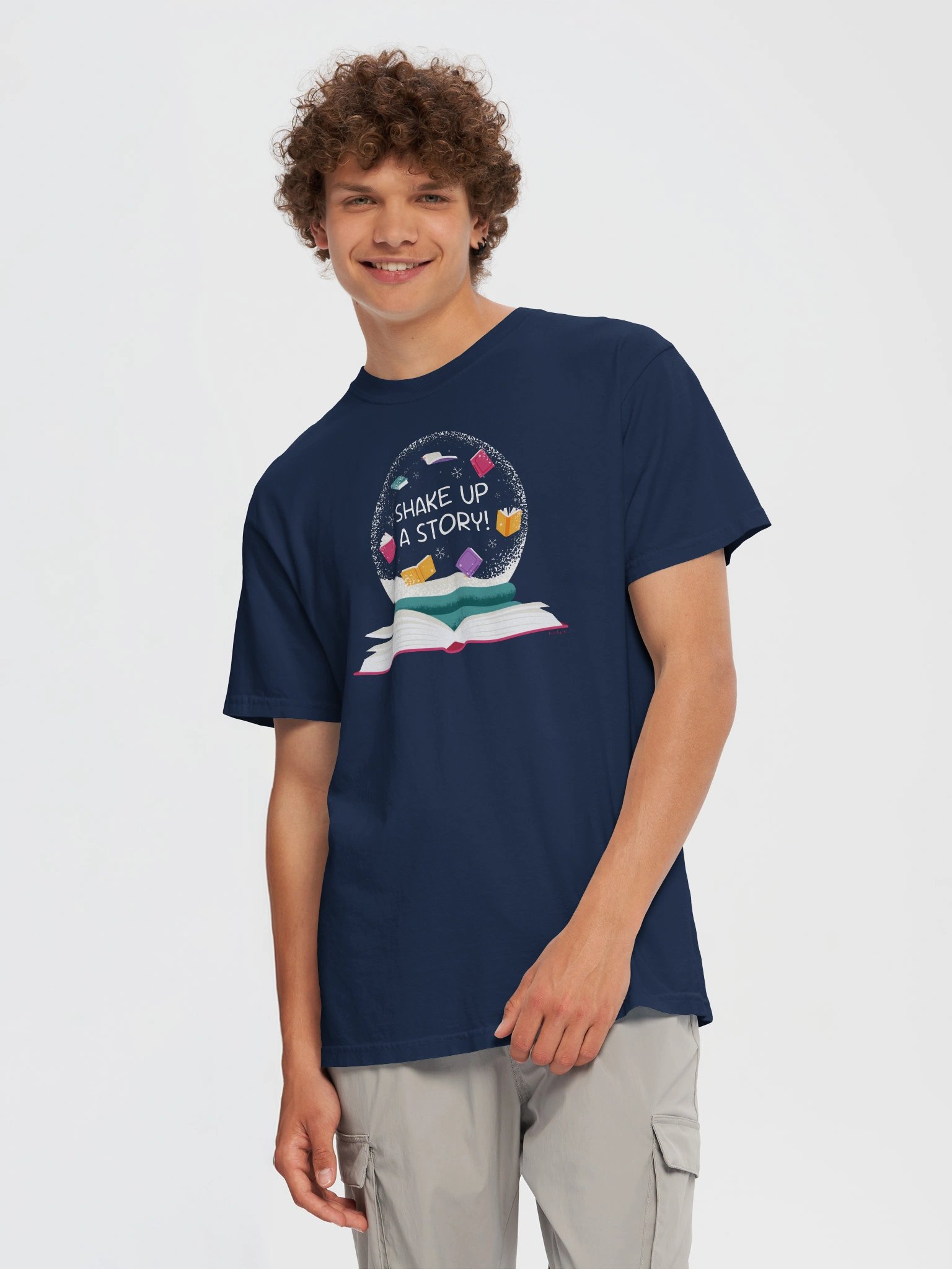 Shake Up a Story! Heavyweight T-Shirt product image (9)