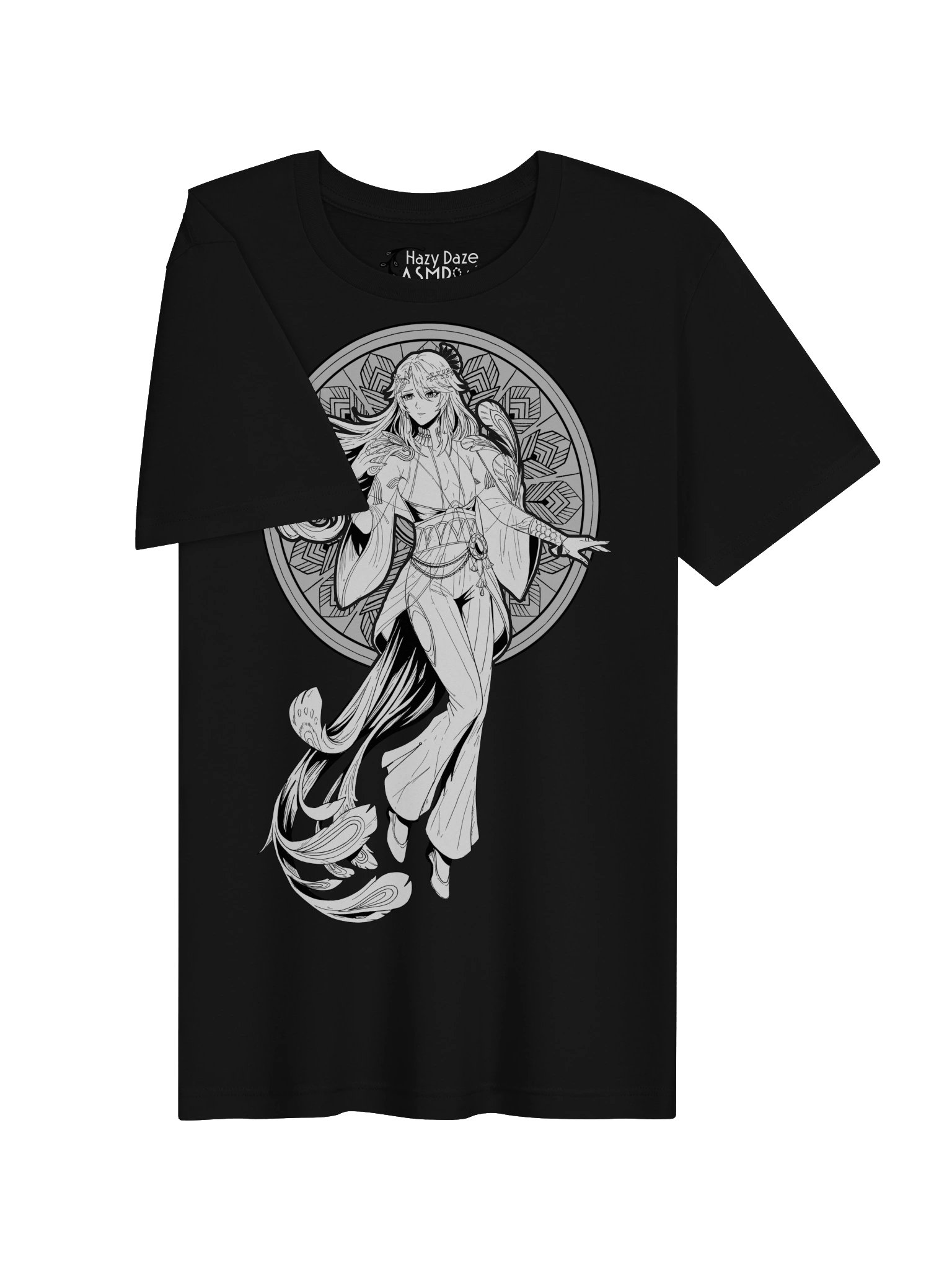 Artsy Hazy T-Shirt (Greyscale) product image (3)