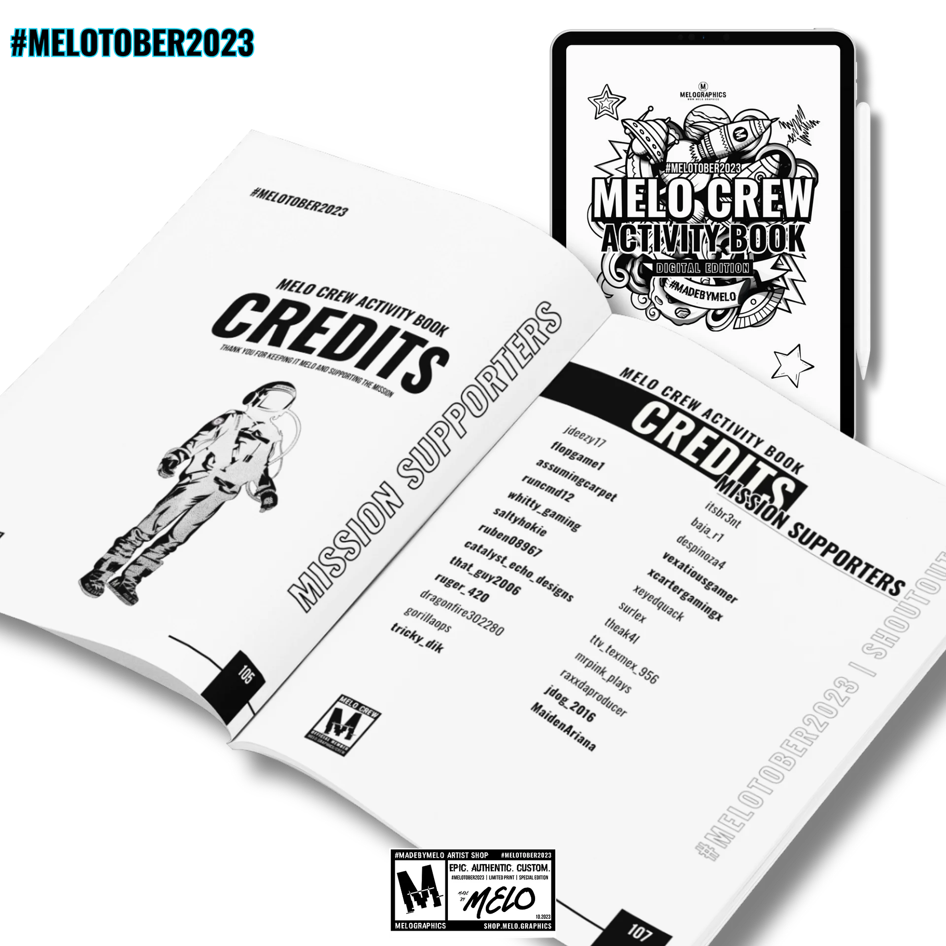MELO CREW Activity Book: Uncensored Digital Edition | #MadeByMELO product image (4)