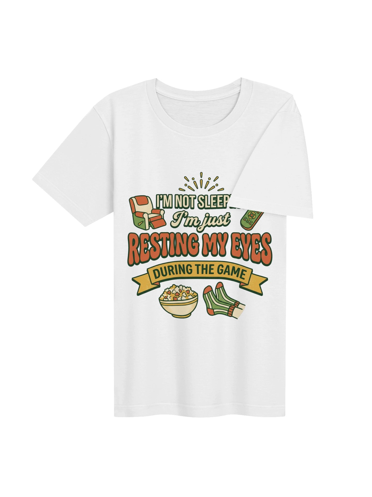I'm Not Sleeping I'm Just Resting My Eyes During The Game Shirt product image (4)