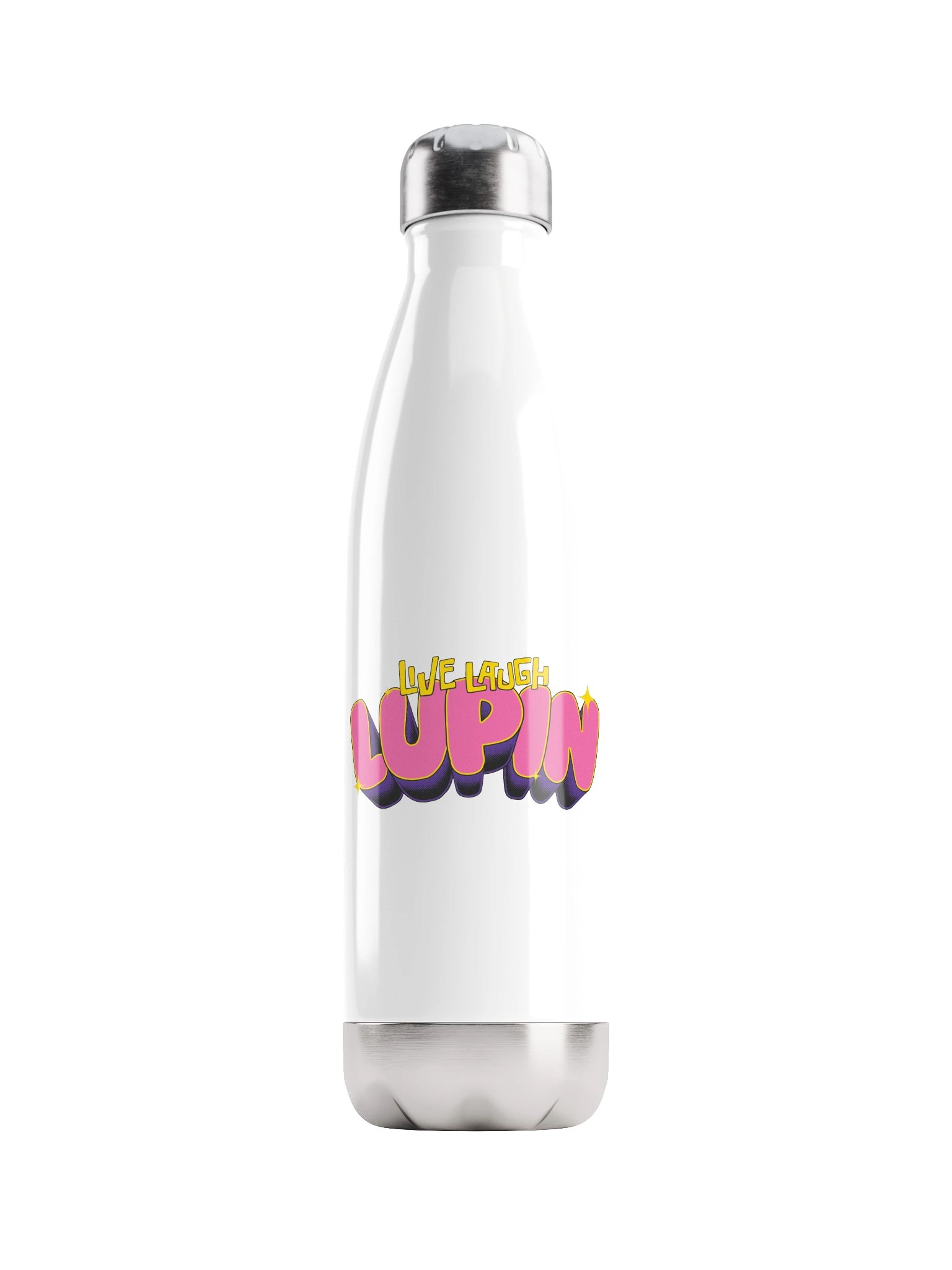 Live Laugh Lupin Water Bottle product image (1)