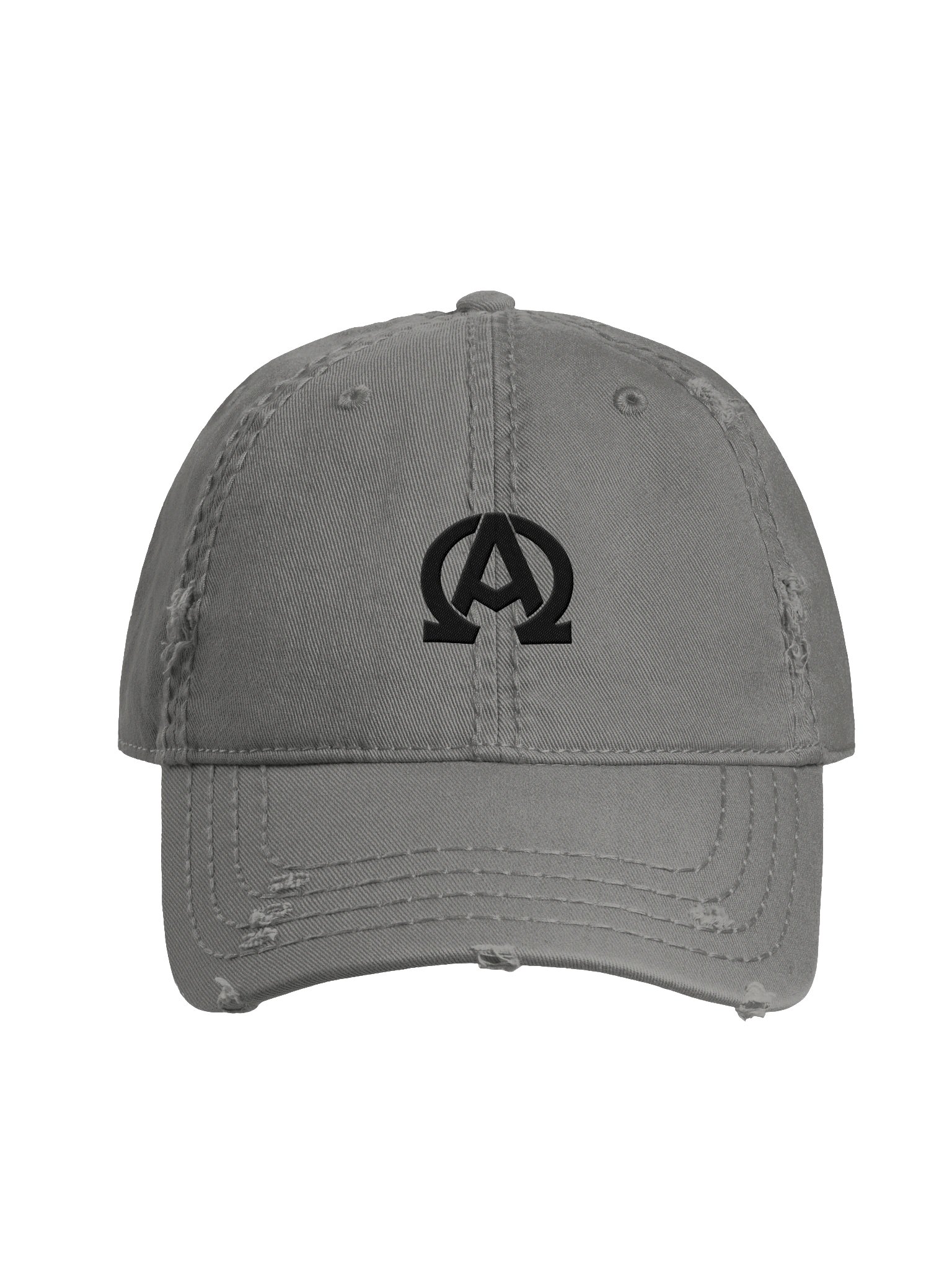 Alpha and Omega Distressed Dad Hat product image (1)